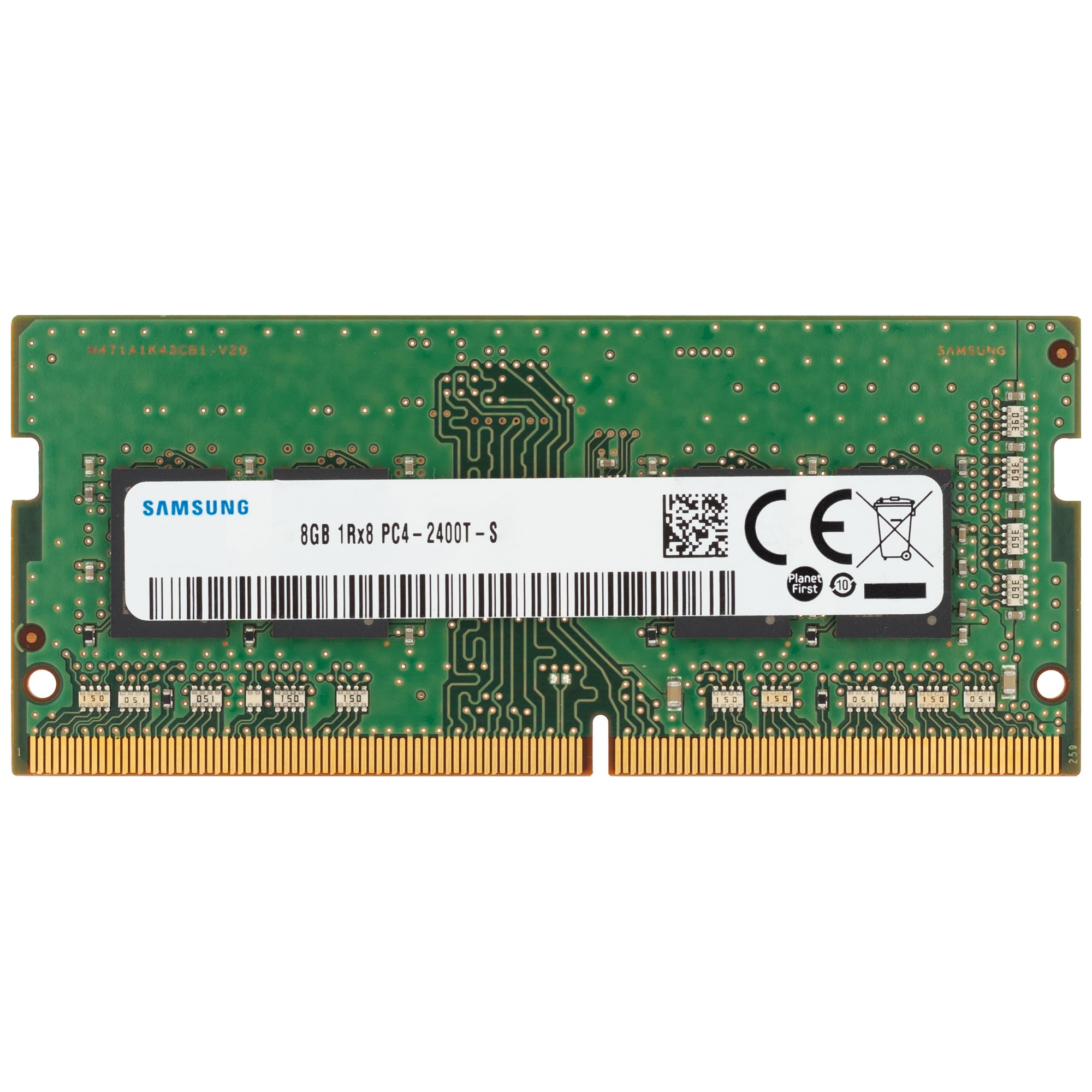 Samsung 8GB DDR4 2400MHz PC4-19200 (PC4-2400T) CL17 SODIMM 1Rx8