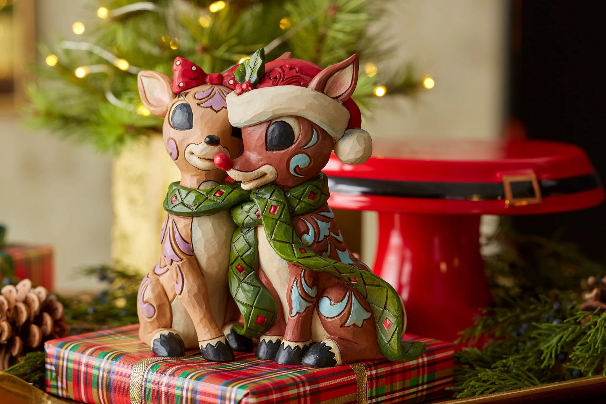 Amazon.com: Enesco Jim Shore Rudolph The Red-Nosed Reindeer and