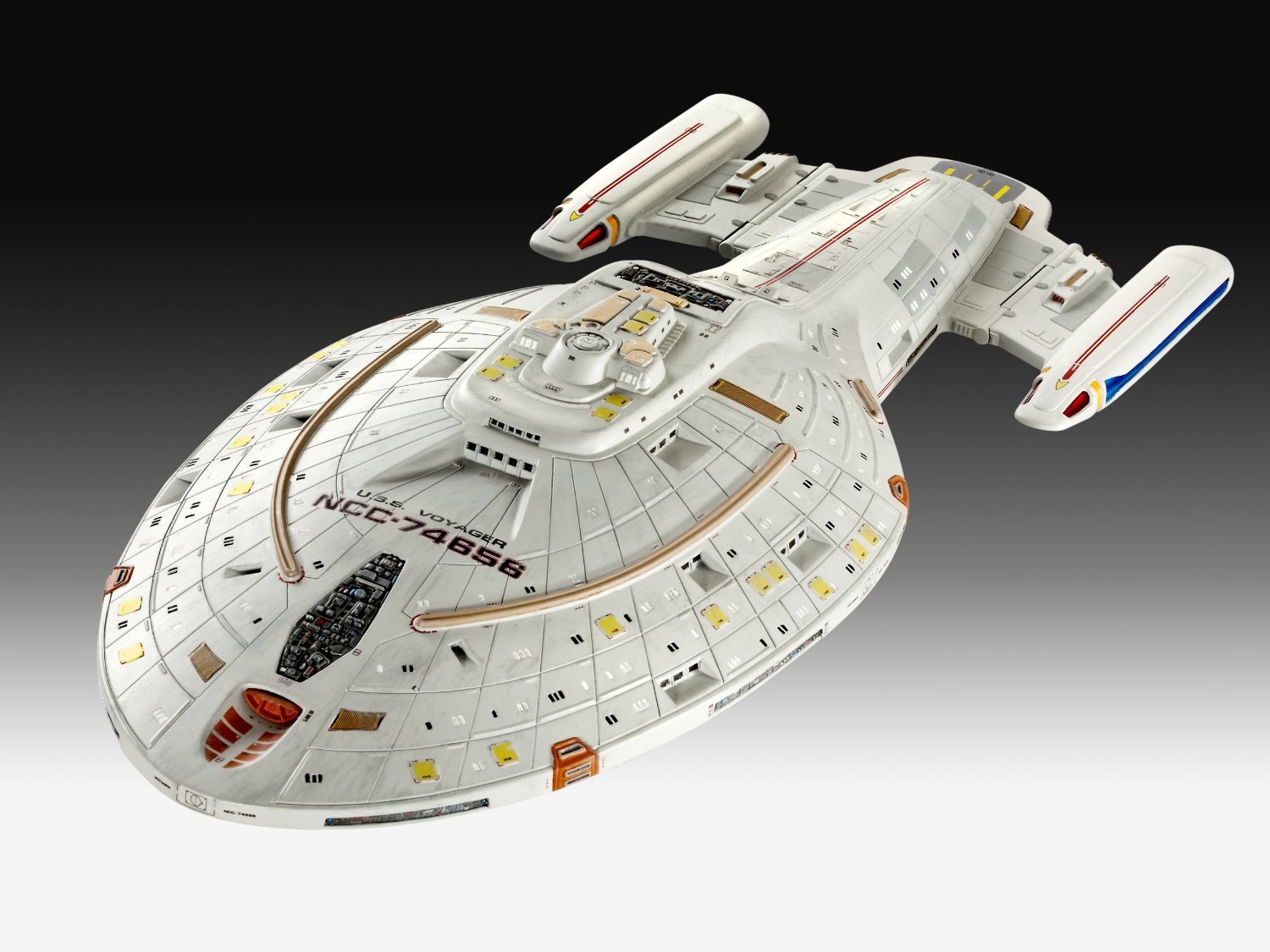 Amazon.co.jp: ドイツレベル スタートレック 1/670 NCC-74656 U.S.S