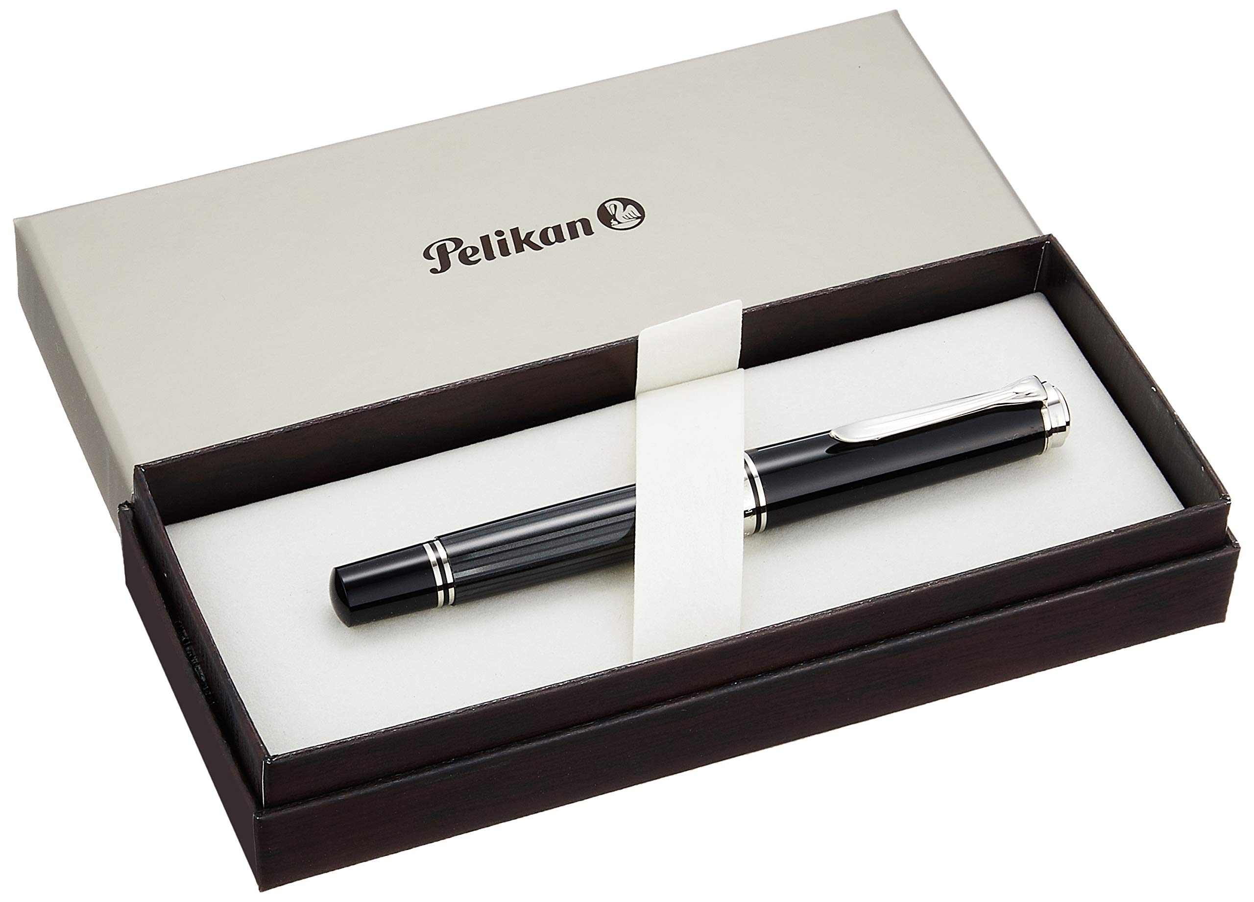 Amazon | Pelikan ペリカン 万年筆 F 細字 スーベレーン ブラック