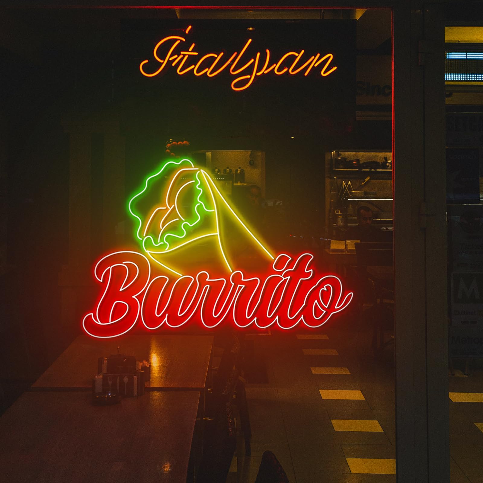 Amazon.com : Burritos Neon Sign LED Burrito Lights Neon Sign