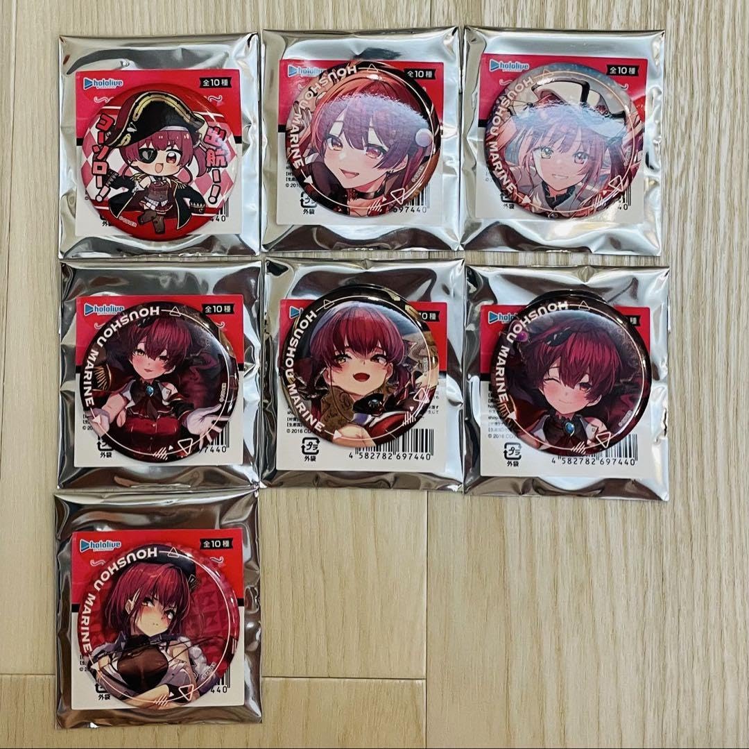 Amazon | 宝鐘マリン オンリー缶バッジ 缶バッジ 1 | バッジ | おもちゃ