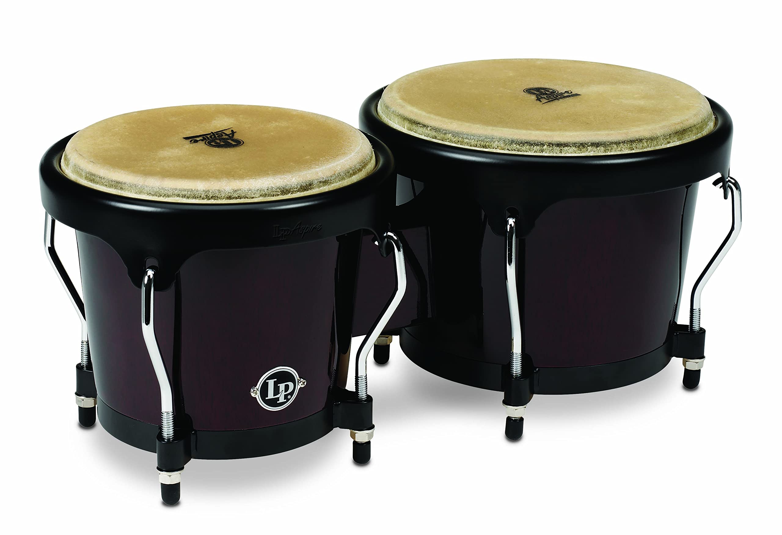 Amazon.com: Lp Lpa601 Aspire Oak Bongos With Black Hardware Dark
