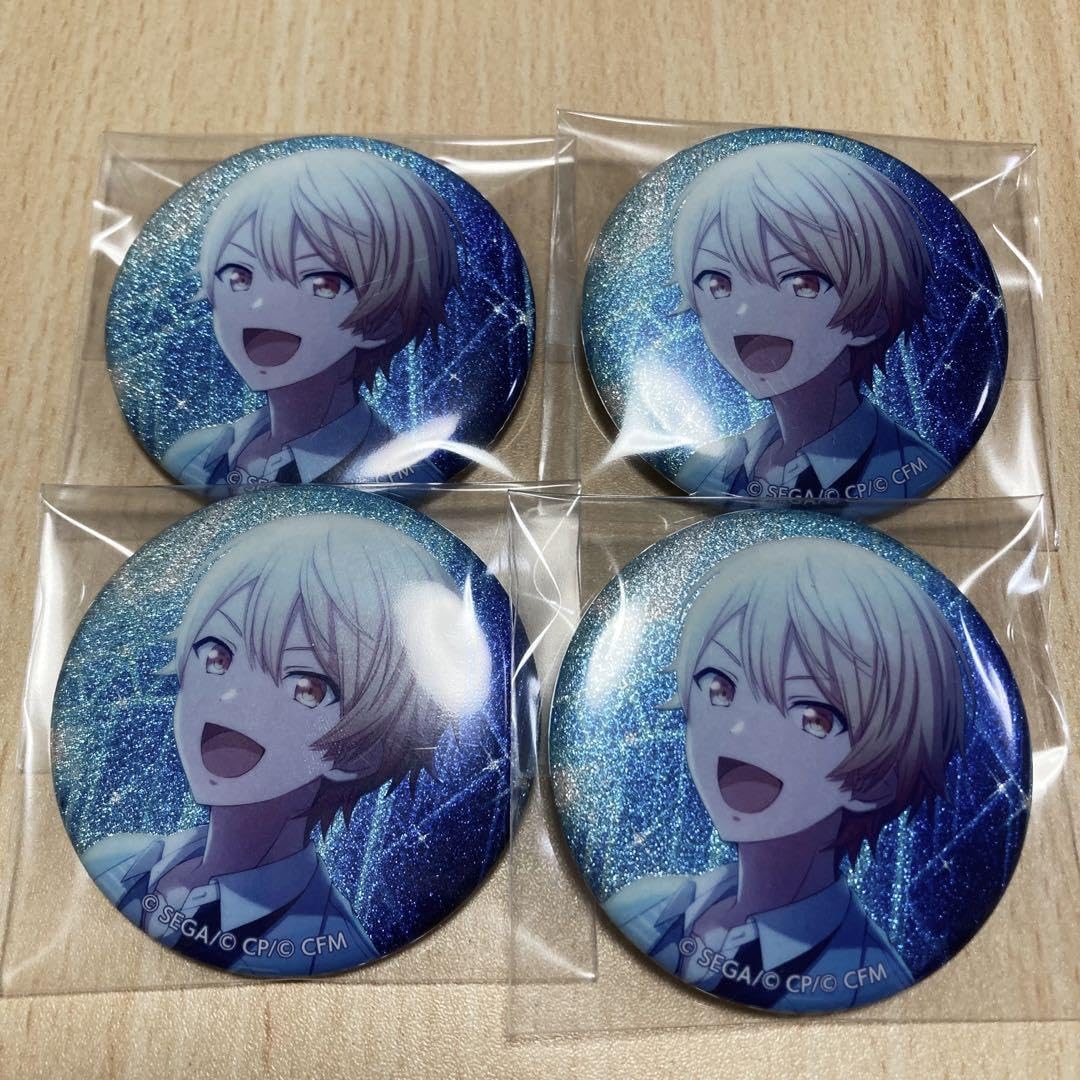 プロセカ 天馬司 グリッター缶バッジ 天馬司 プロセカ グリッター缶