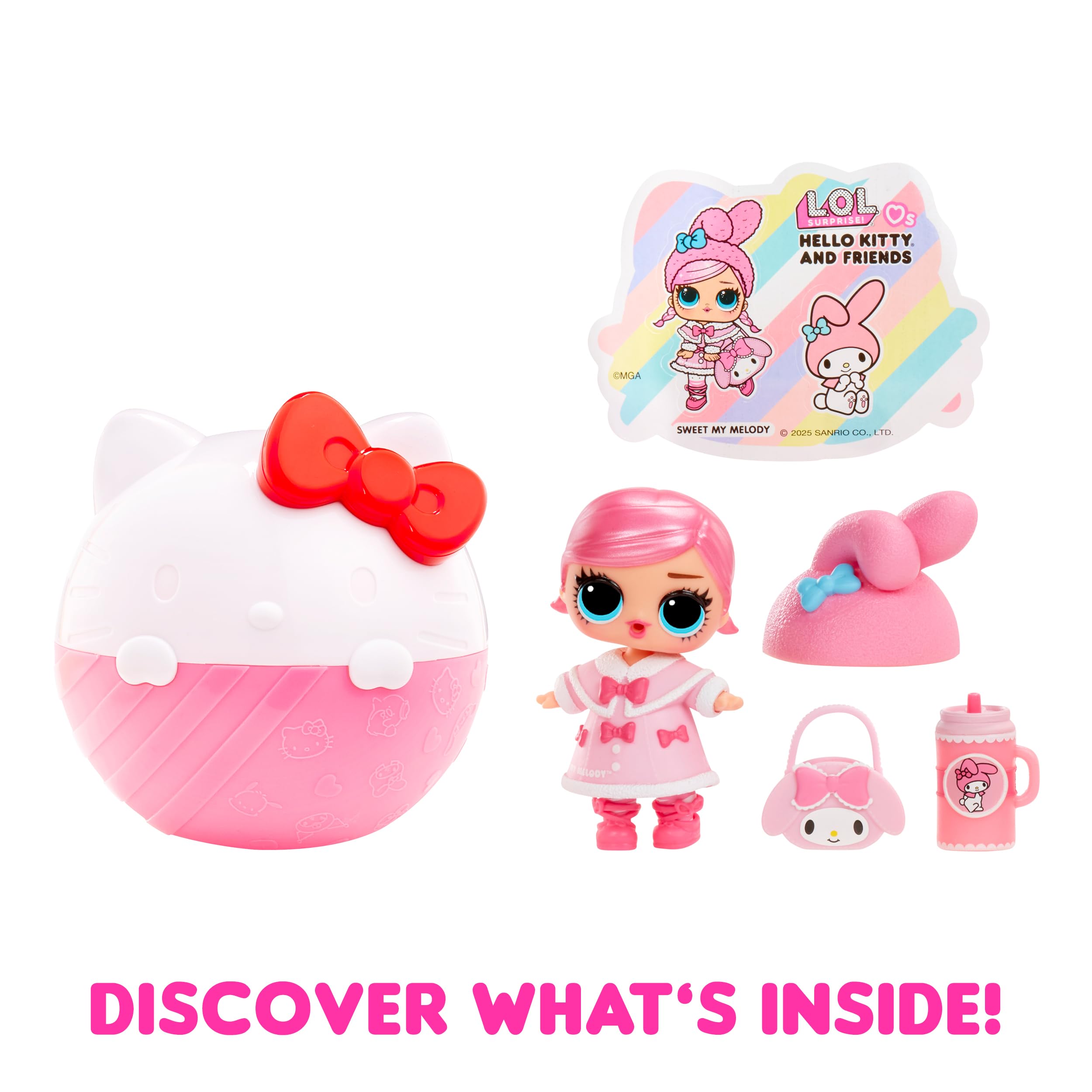 Amazon.com: LOL Surprise! Loves Hello Kitty and Friends 2-Pack