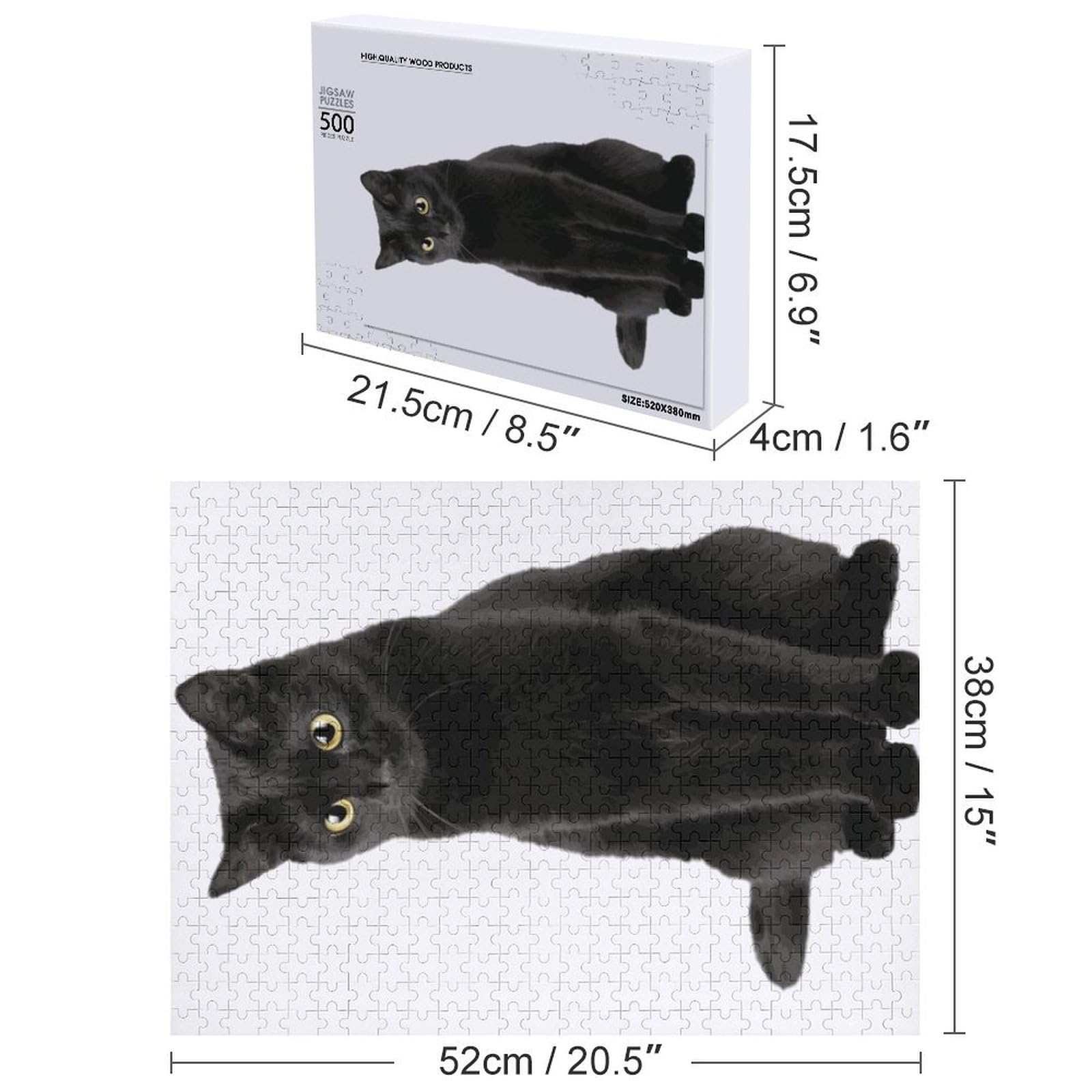 Amazon.co.jp: ジグソーパズル 猫柄 ねこ 黒猫 かわいい ネコ パズル