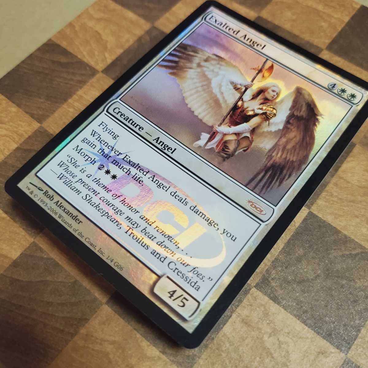 Amazon | Foil 賛美されし天使 Exalted Angel ジャッジ褒賞版 MTG 定形