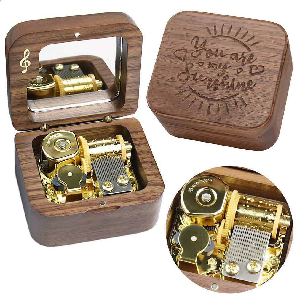 Amazon | Sinzyoオルゴール You are My Sunshine 木製ミュージック