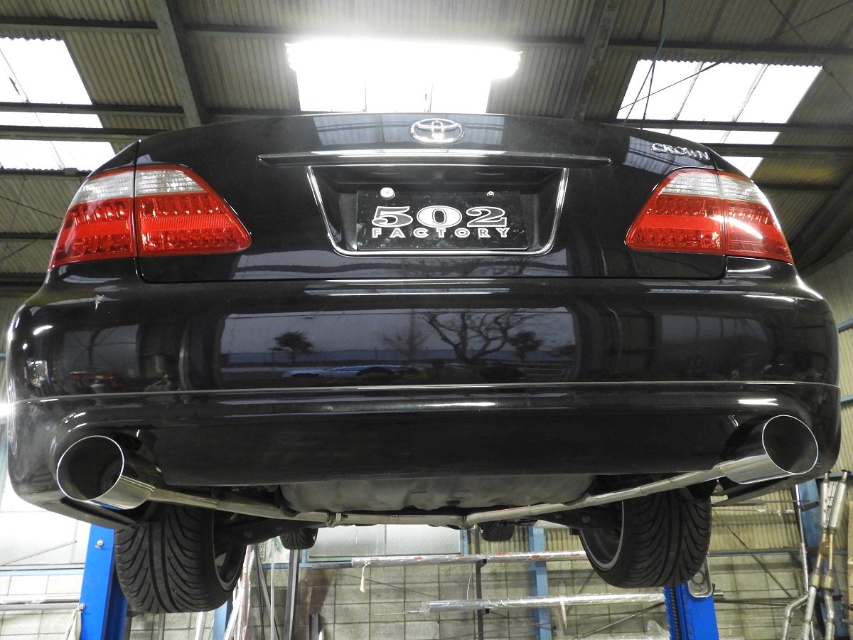 Amazon | 18 クラウン マフラー GRS18 ステンレスマフラー100Φ