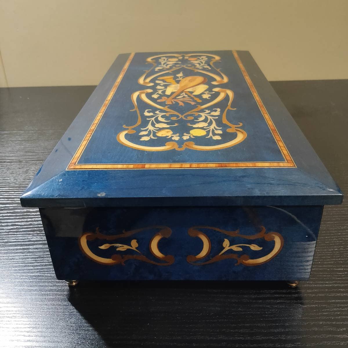 Demain イタリア製 象嵌オルゴールBOX ボレロ 高級ジュエリーケース