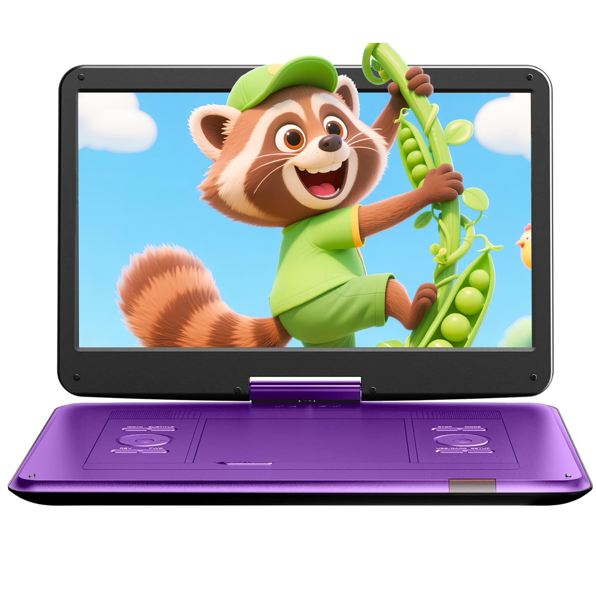 Amazon.co.jp: Surfola ポータブルDVDプレーヤー 液晶 15.6インチ超大