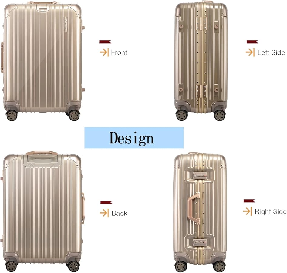 Amazon | [レセナ] スーツケース アルミフレーム TSAロック搭載 大容量