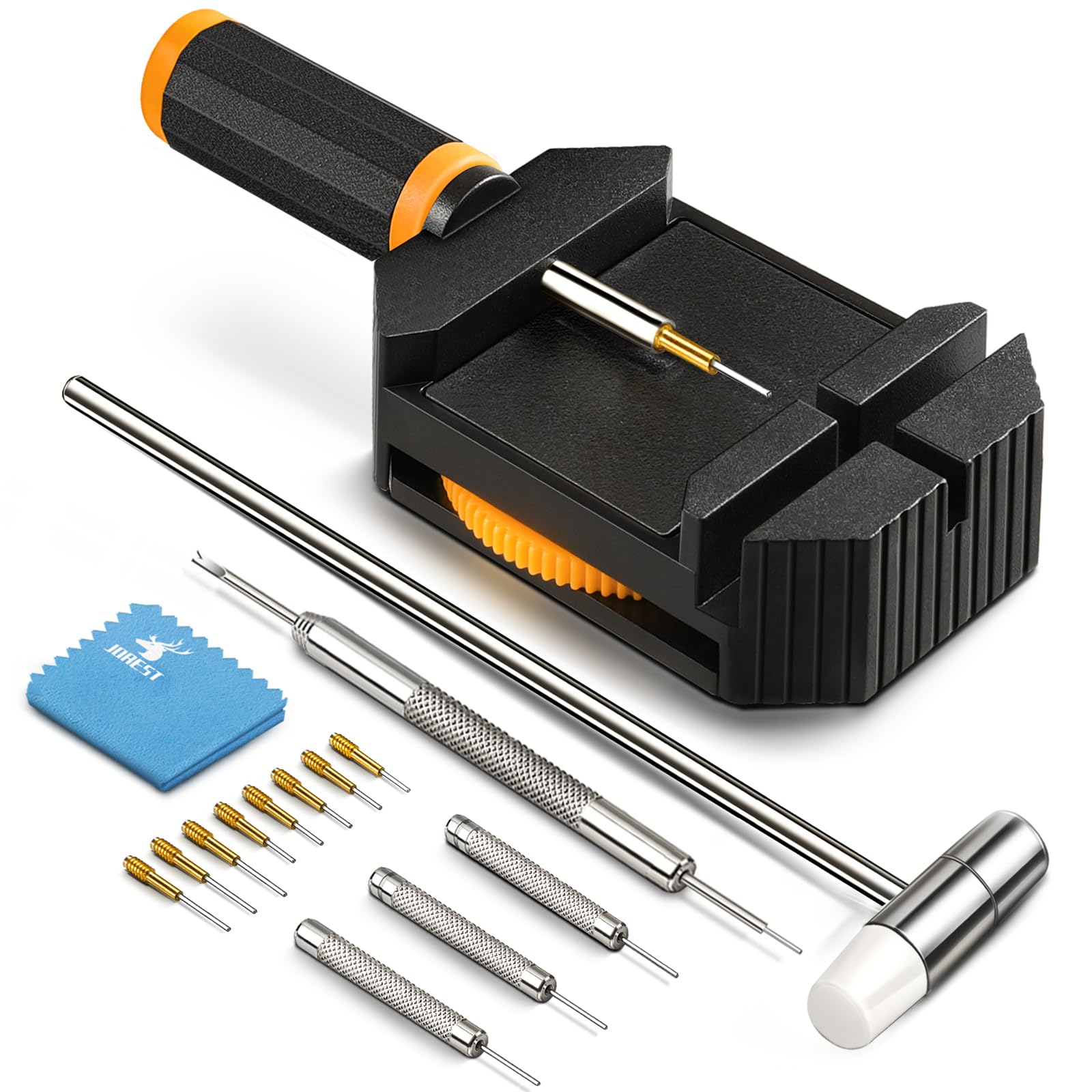 Amazon.co.jp: 【JOREST】腕時計 ベルト調整 工具セット、時計 ピン