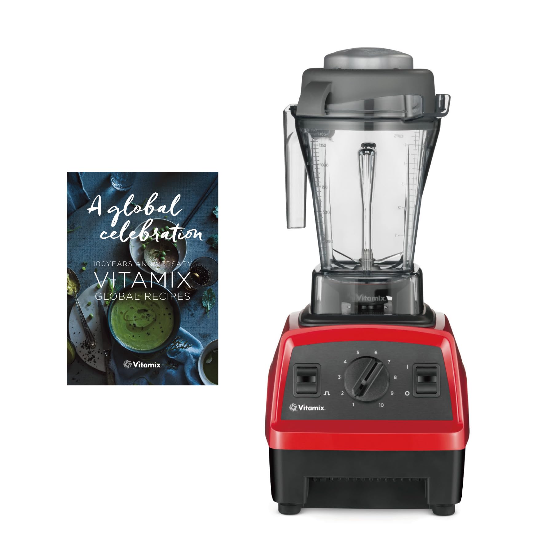 Amazon | 【公式】Vitamix E310 レッド ミキサー 限定特典付き 1台8役