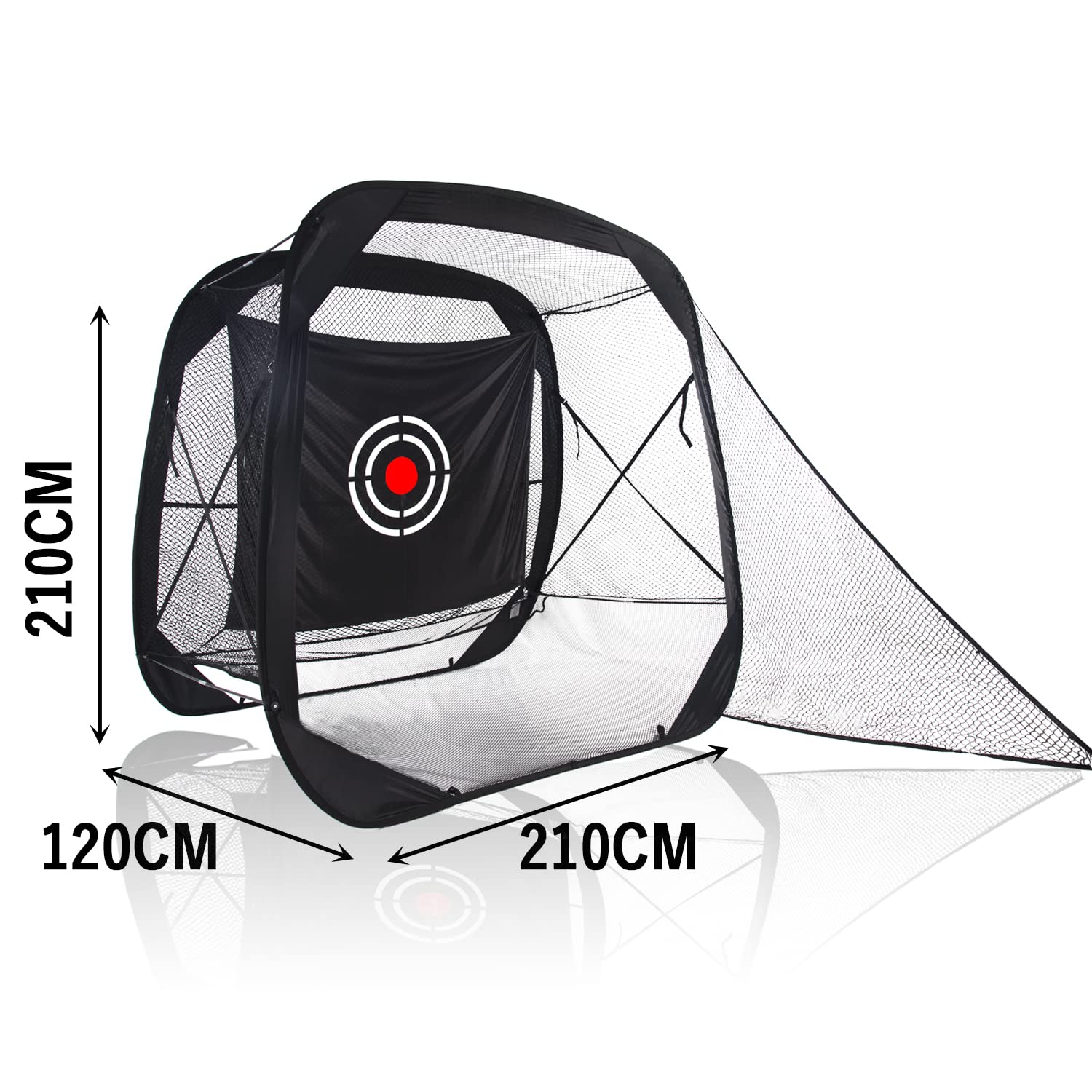 Amazon.co.jp: FLITURE ゴルフネット 練習用 ポップアップ式 2.1x2