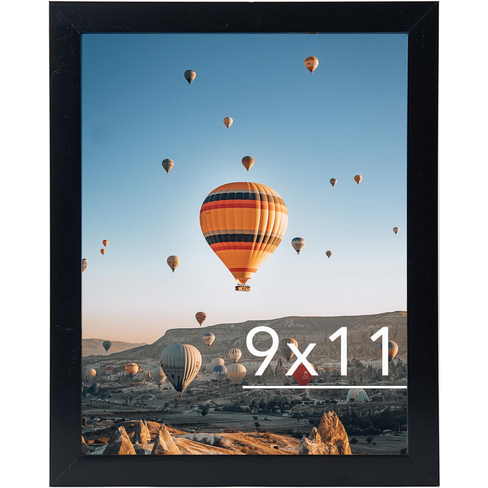 Amazon.com - JCJMY 9x11 Picture Frame Black for Wall Hanging or