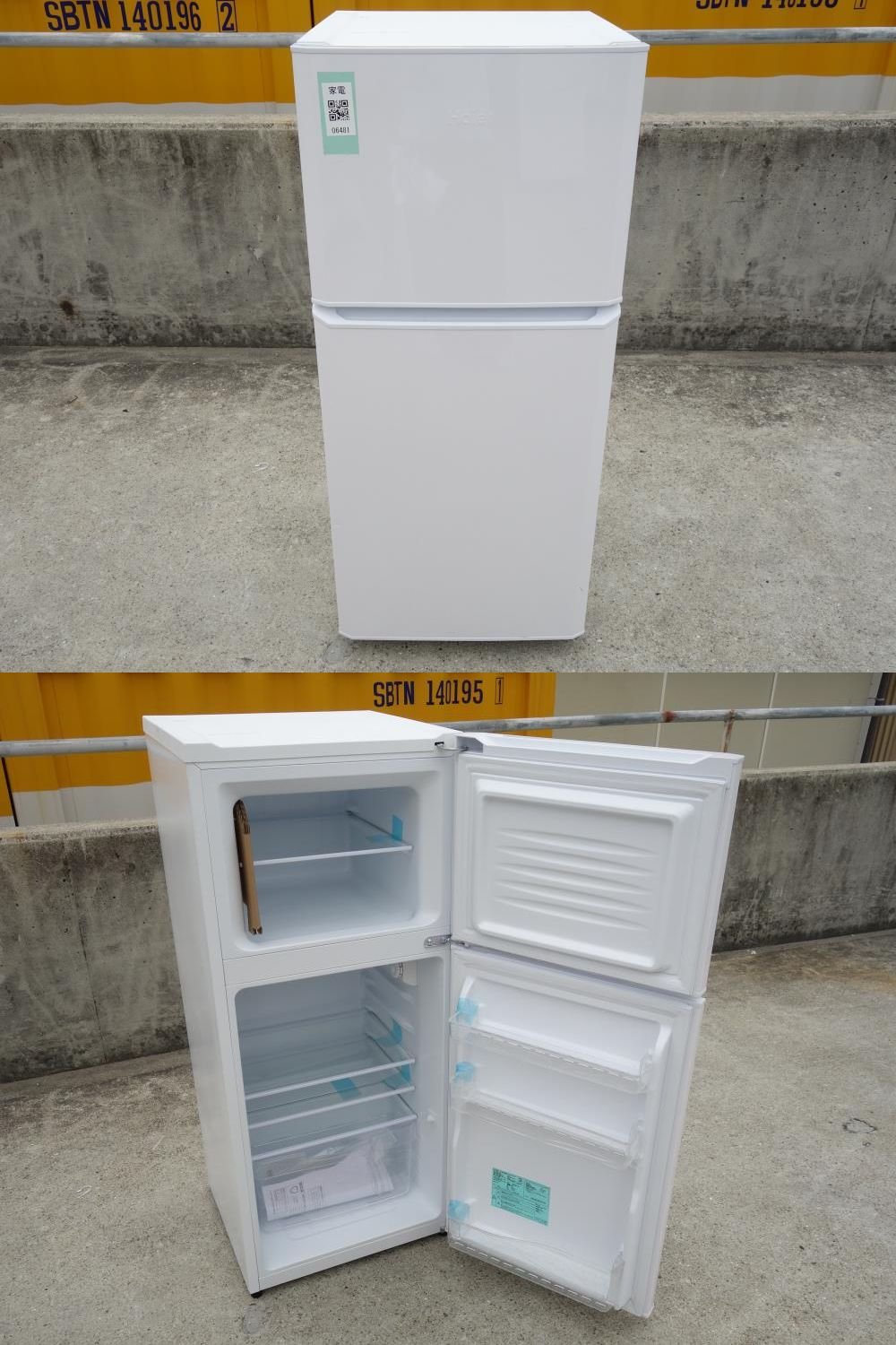 Amazon | ハイアール 121L 2ドア冷凍冷蔵庫 ホワイト JR-N121A-W