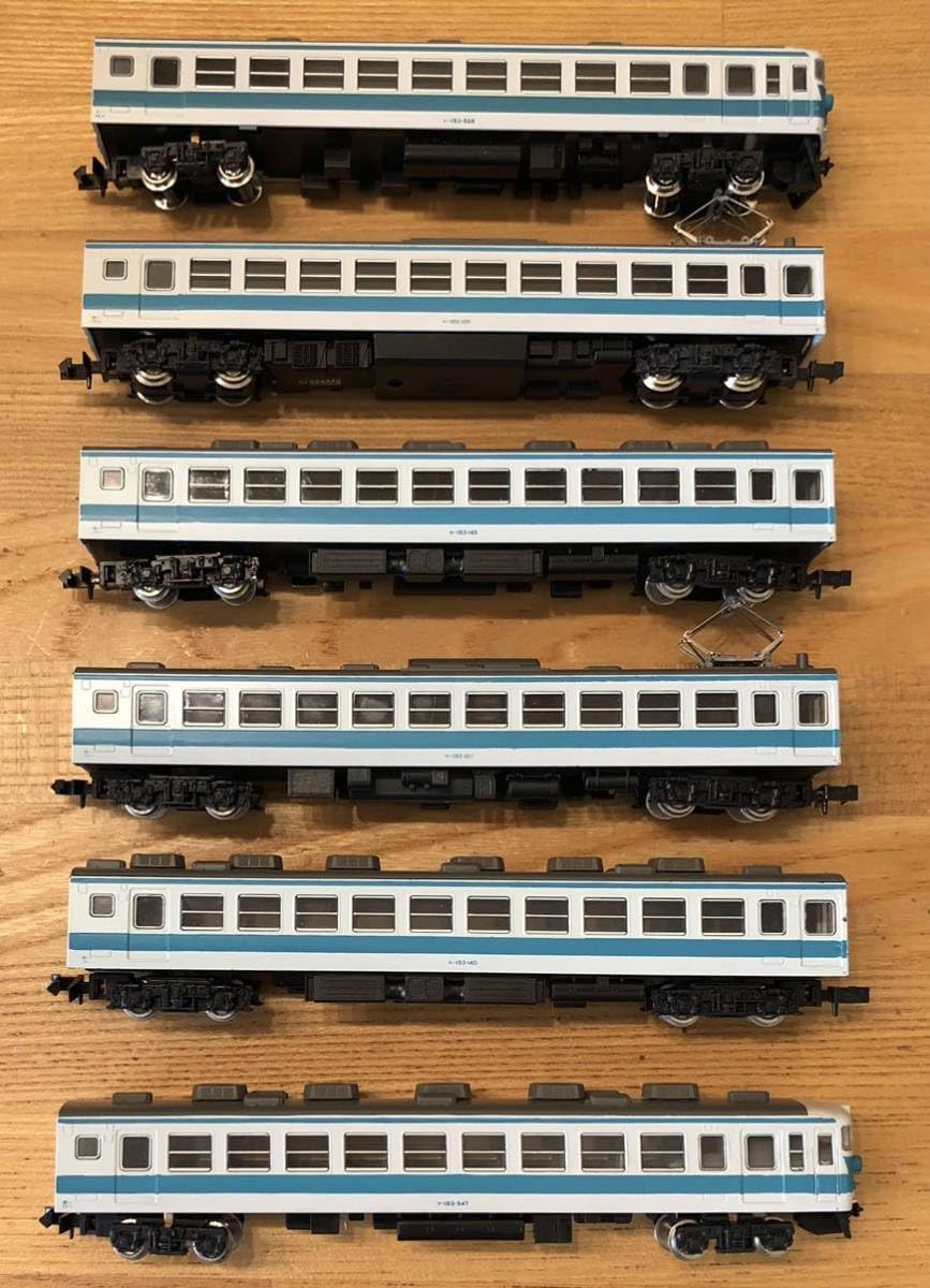 KATO Nゲージ 153系 「新快速」高運転台 6両セット公式]鉄道模型(10