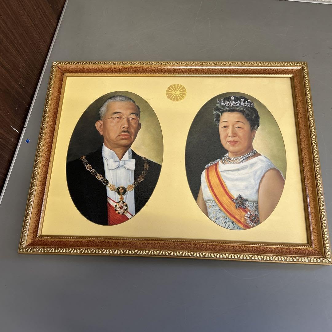 大正レトロ 昭和天皇 香淳皇后 御成婚記念写真 皇太子 大元帥 大正