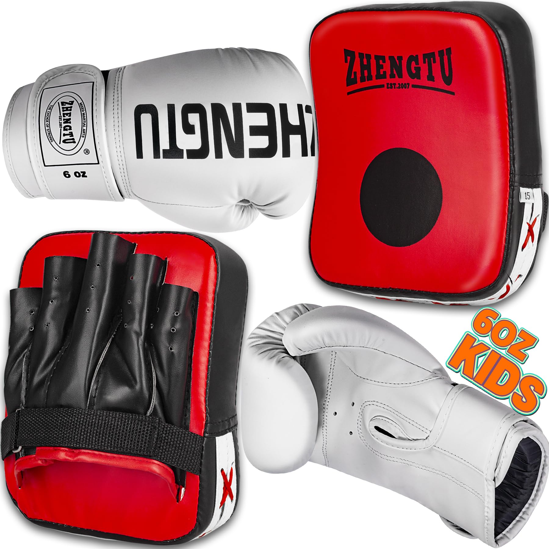 Amazon | ZHENGTU ボクシング グローブ ミット セット パンチング