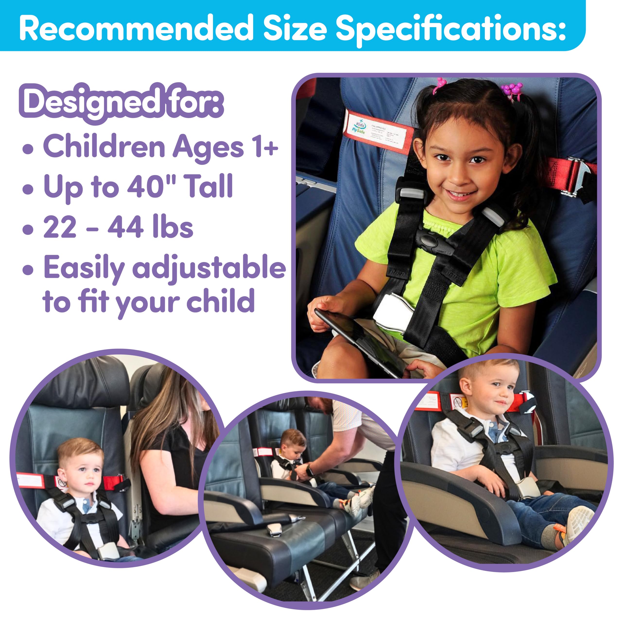 Amazon.com: Child Airplane Travel Harness - Cares Safety Restraint