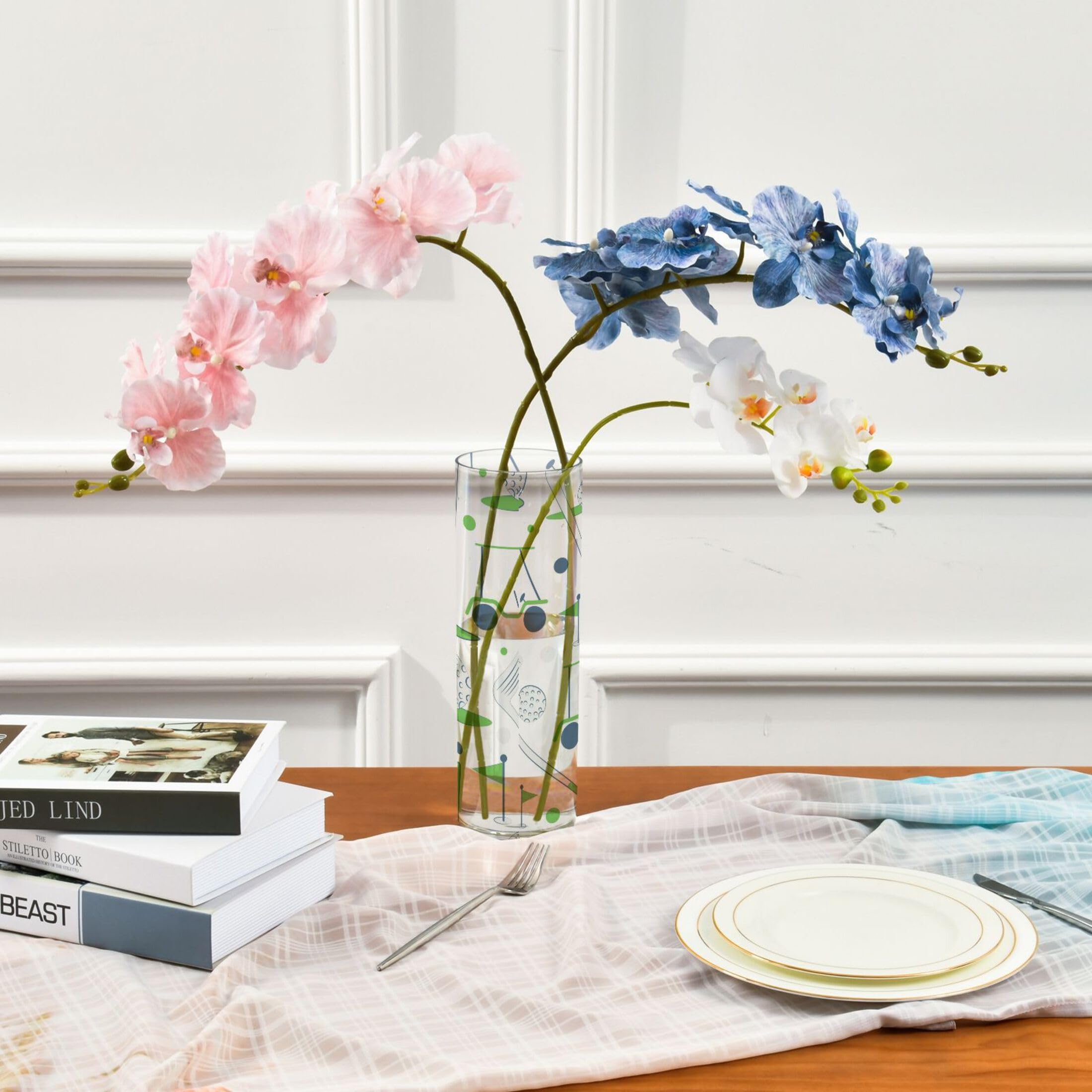 Amazon.com: Vozoza Golf Sports White 11 Inch Flower Vase