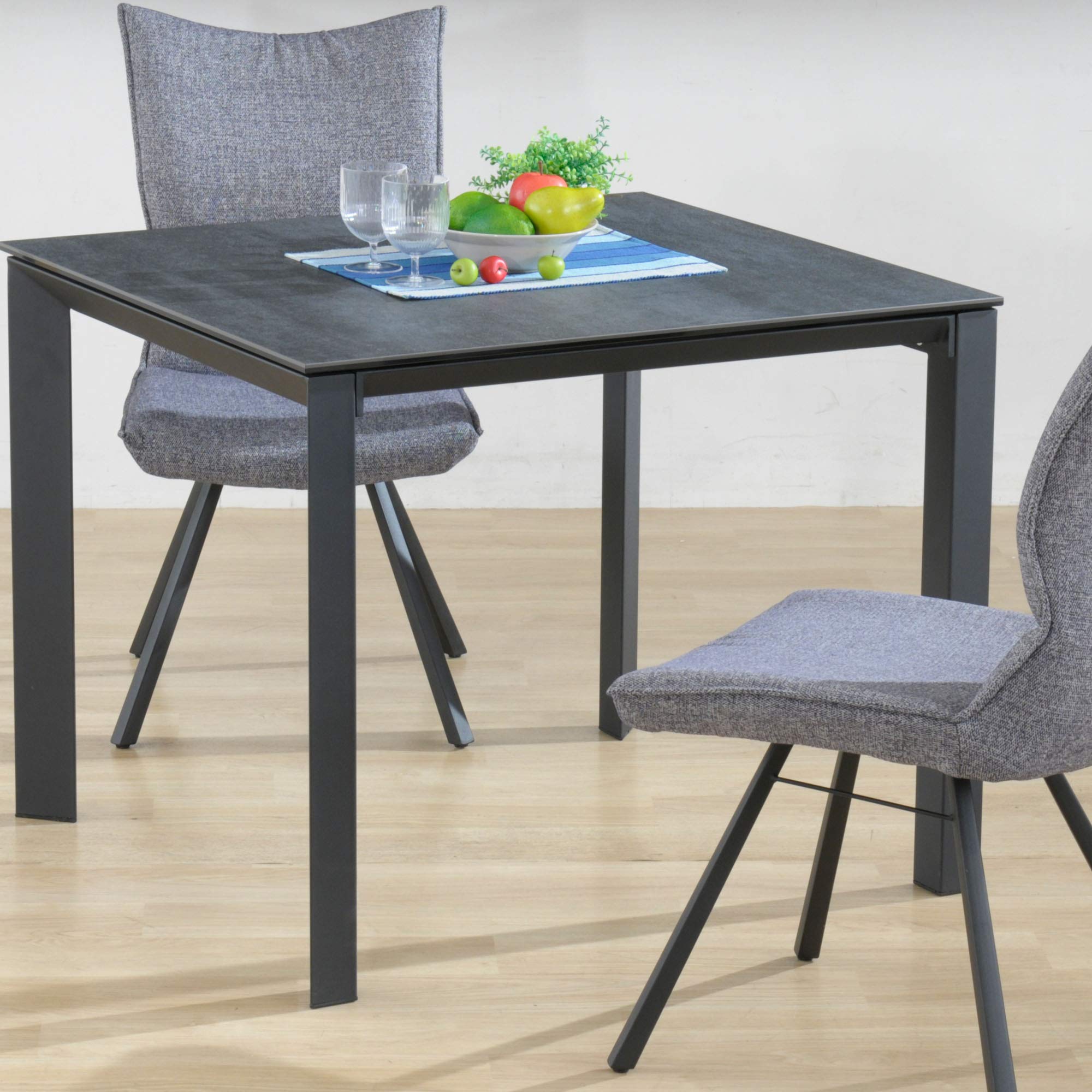 Amazon.co.jp: 筑波産商 GRANADA セラミック 90 ダイニングテーブル WQ