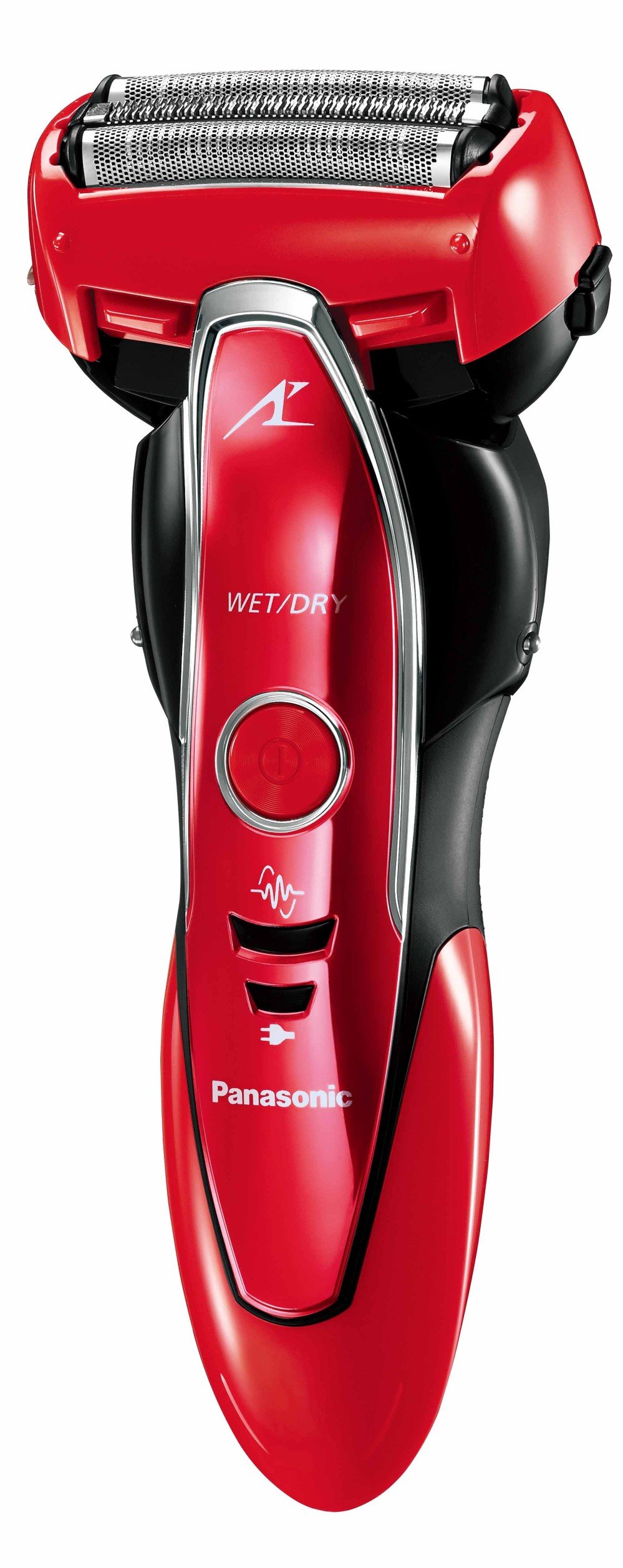 Amazon | パナソニック ラムダッシュ メンズシェーバー 3枚刃 赤 ES