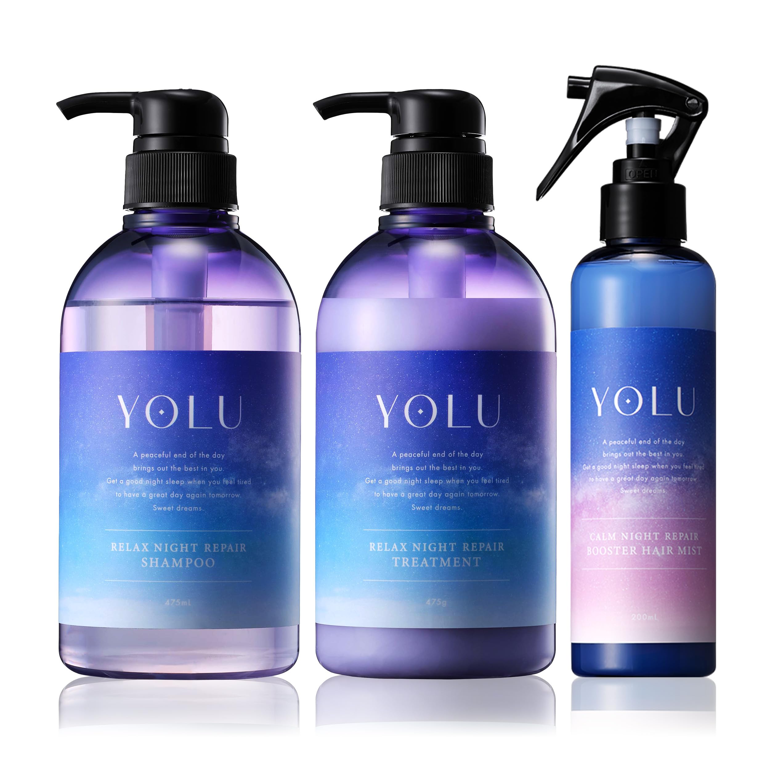 Amazon | YOLU ヨル | シャンプー トリートメント ヘアミスト 3点