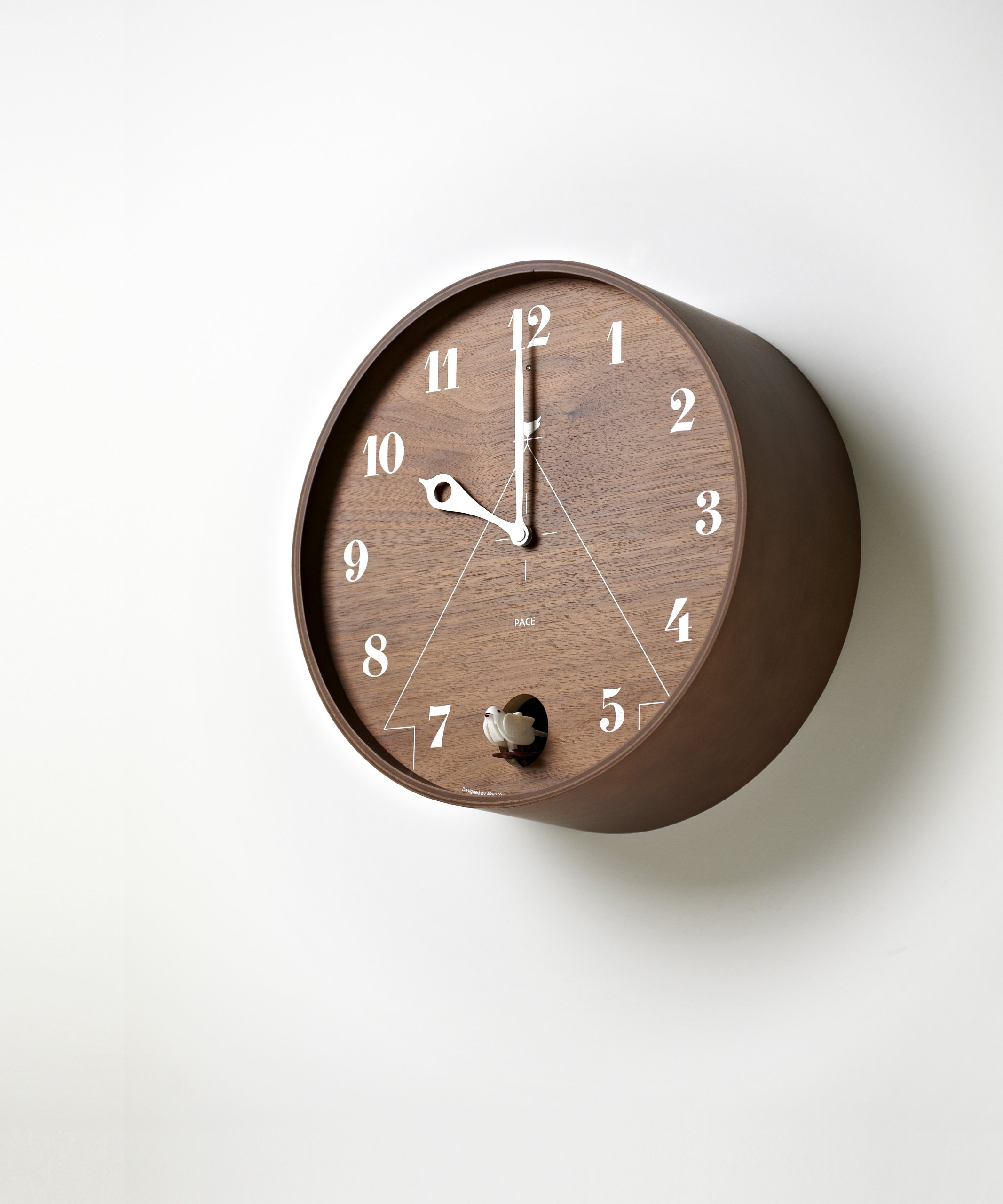 Amazon.com: Lemnos Cuckoo Watch Analog Natural Color Wood Brown