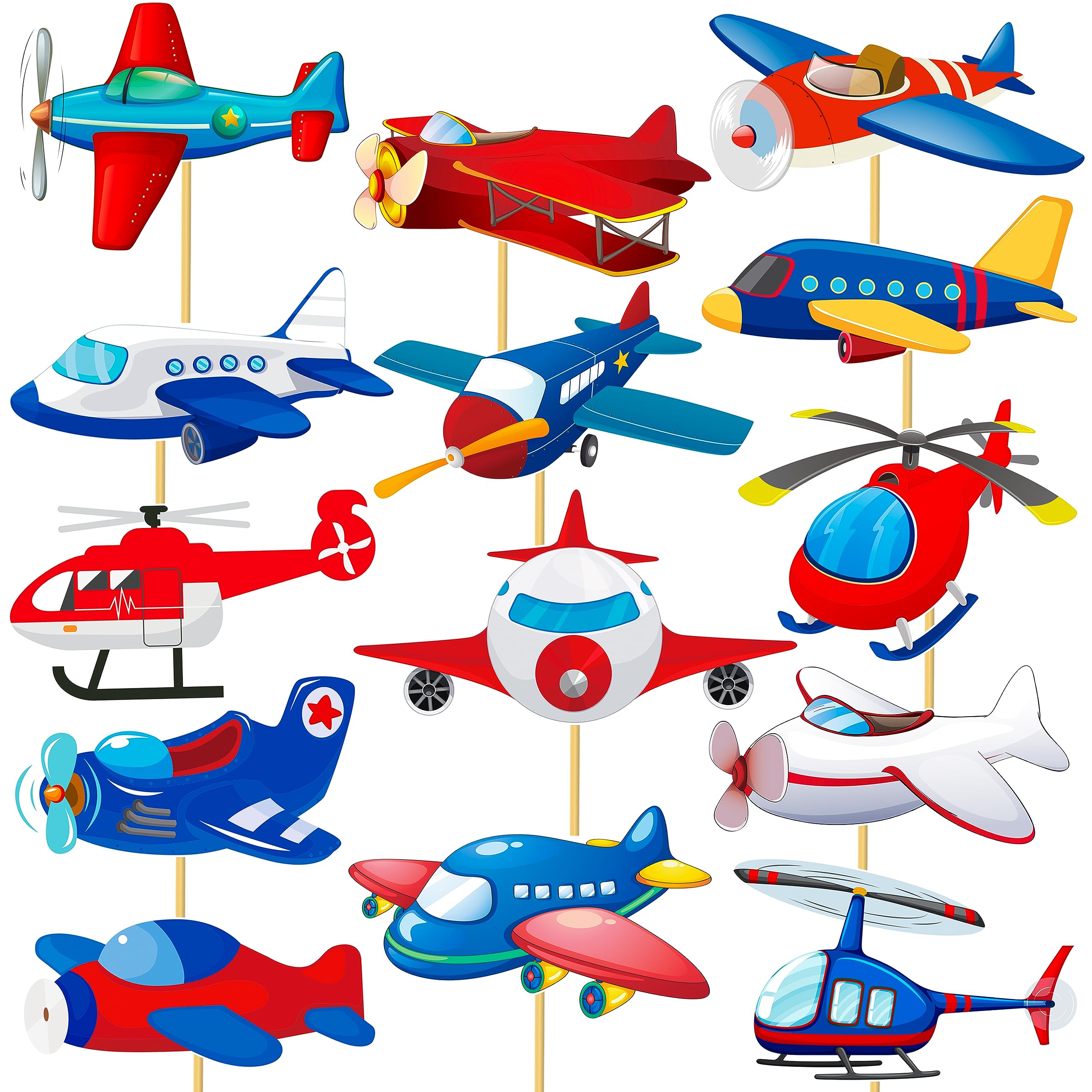 Amazon.com: 28Pcs Airplane Centerpiece Sticks Airplane Party Table