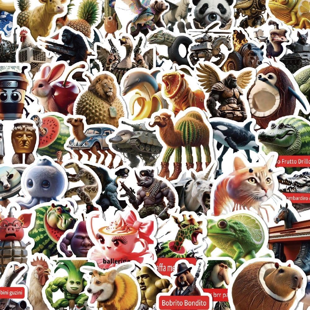 Amazon | トゥントゥントゥンサフール ステッカー シール 78枚セット