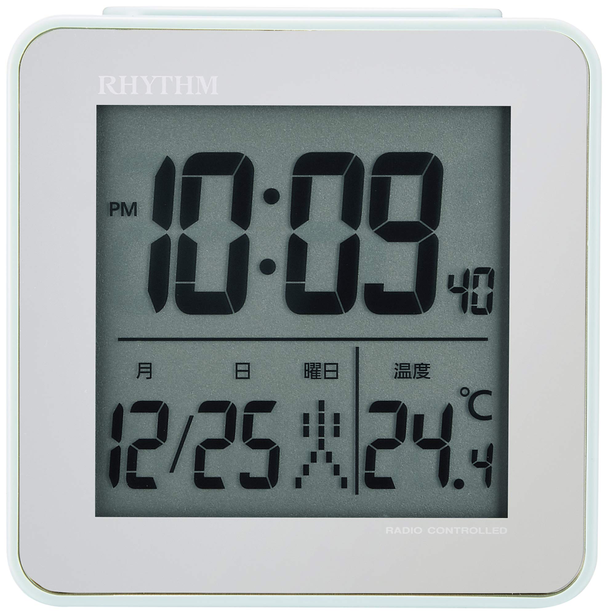 Amazon.co.jp: リズム(RHYTHM) 置き時計 電波時計 目覚まし時計