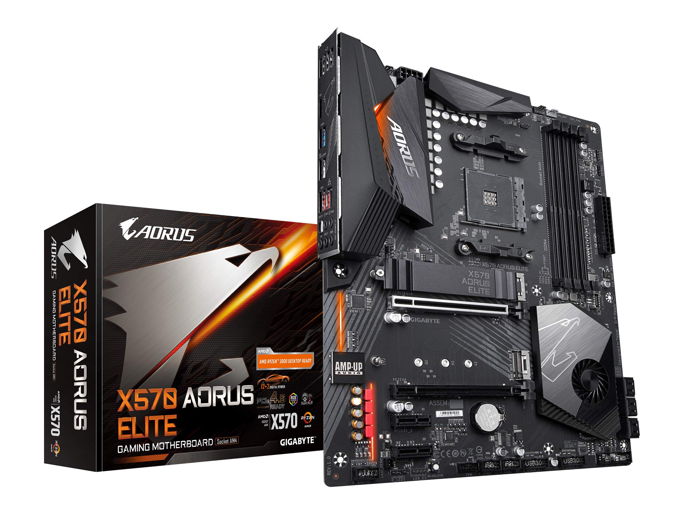 Amazon.co.jp: GIGABYTE X570 AORUS ELITE ATX マザーボード [AMD X570