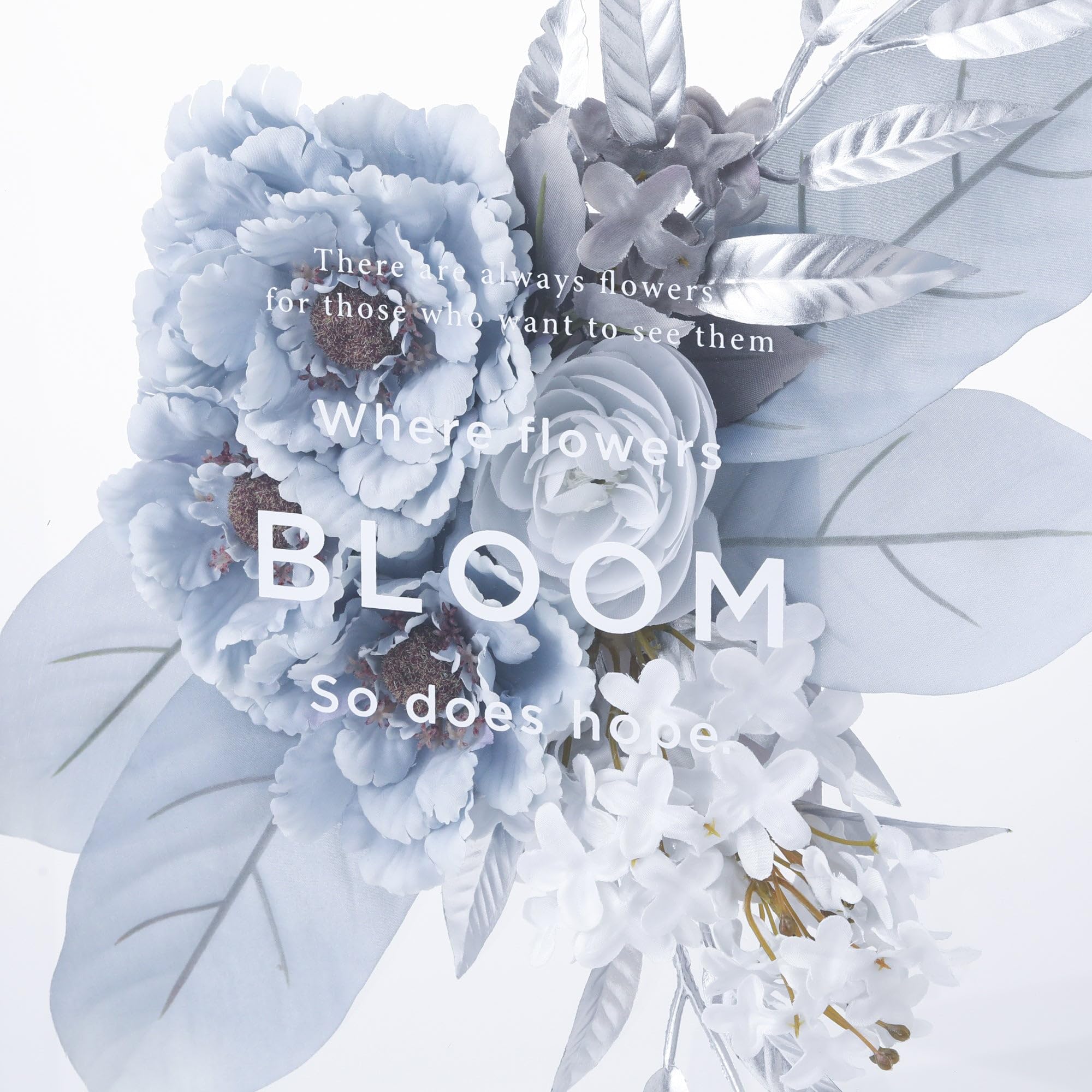 Amazon｜Francfranc フランフラン アートフラワー アートボード ブルー