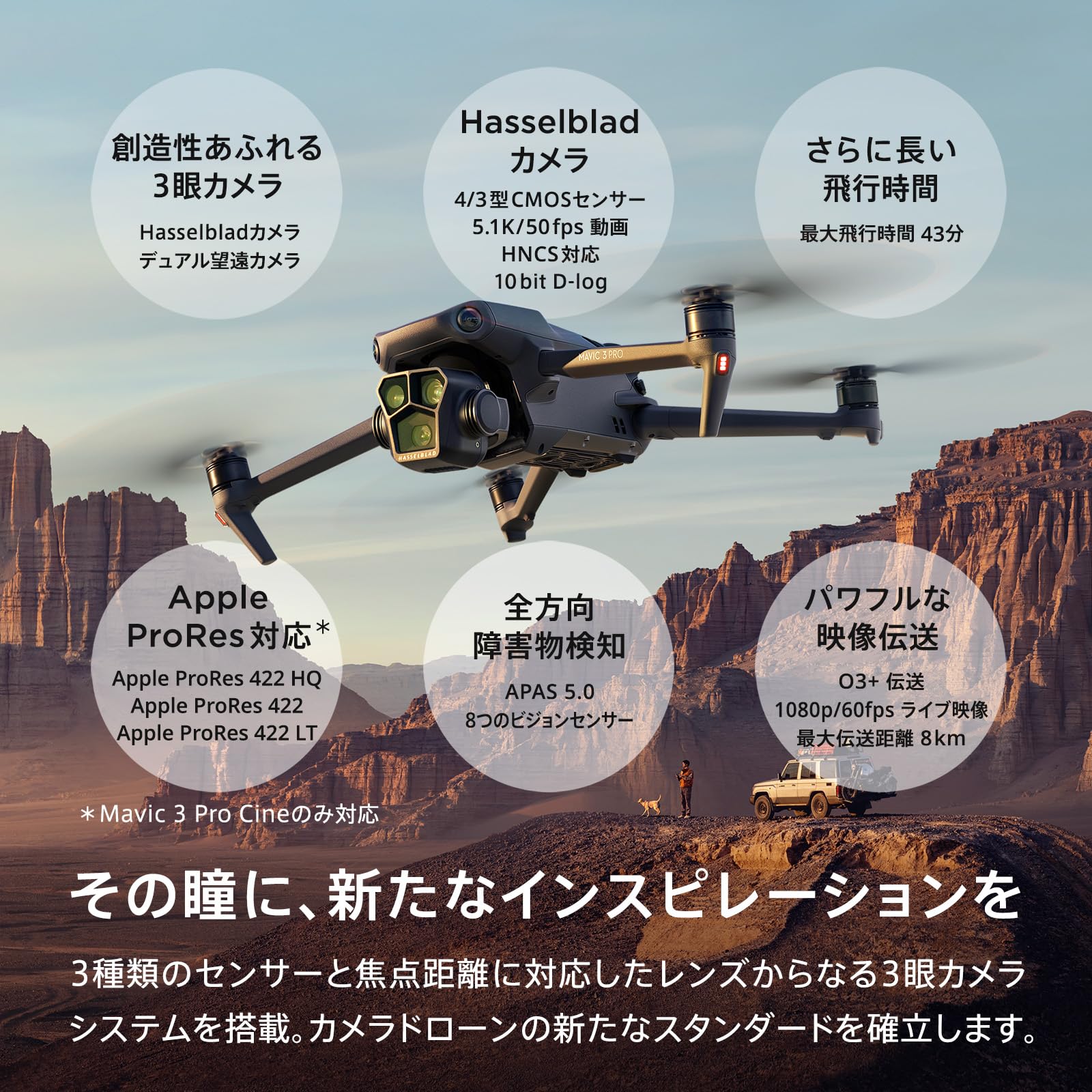 Amazon.co.jp: DJI Mavic 3 Pro Fly Moreコンボ カメラドローン DJI RC