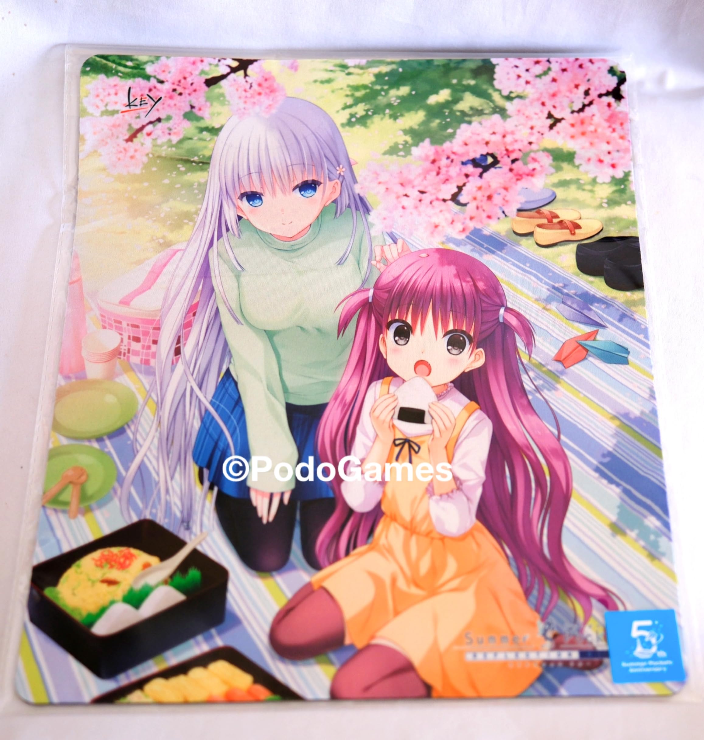 Amazon | Summer Pockets RB デスクマット 鳴瀬 しろは&加藤 うみ