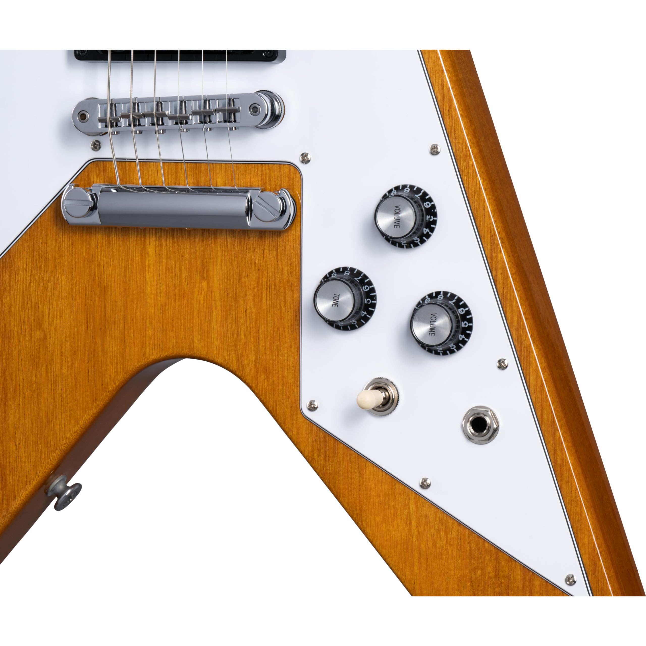 Amazon | Gibson 70s Flying V Antique Natural エレキギター