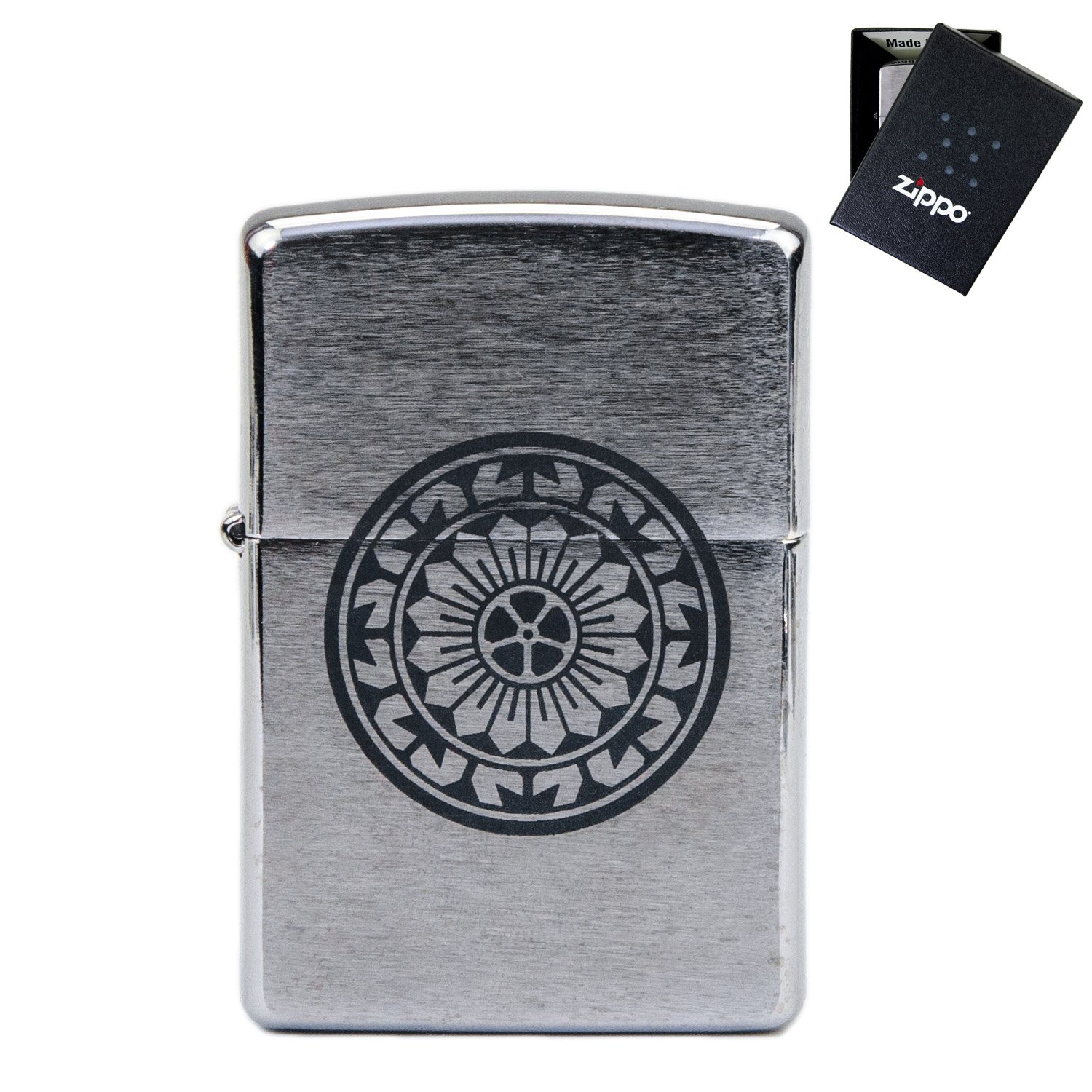 Amazon.co.jp: (ジッポー) ZIPPO ライター #200 クロームサテーナ 国士