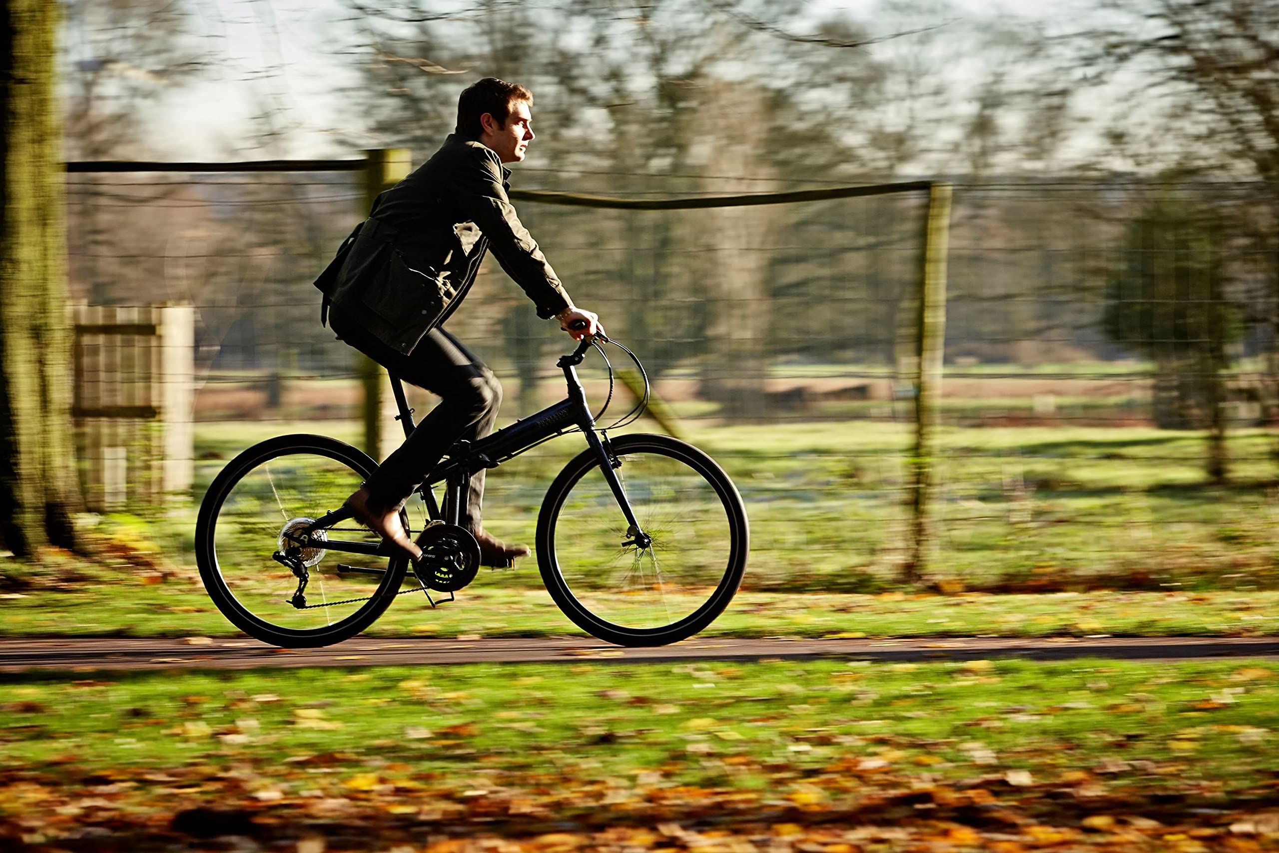 BICKERTON Herren Docklands 1824 Country Bike, Schwarz