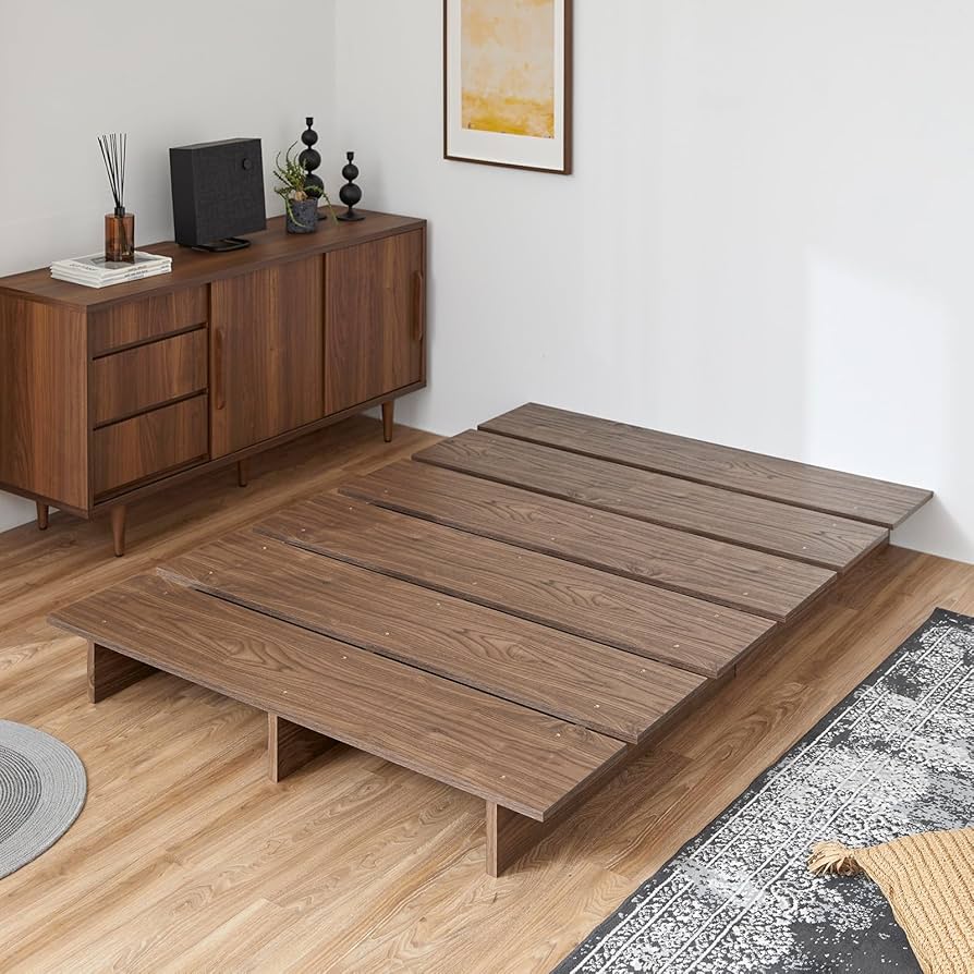 東京都杉並区 直渡し】LOWYA すのこベッドフレームセミダブル