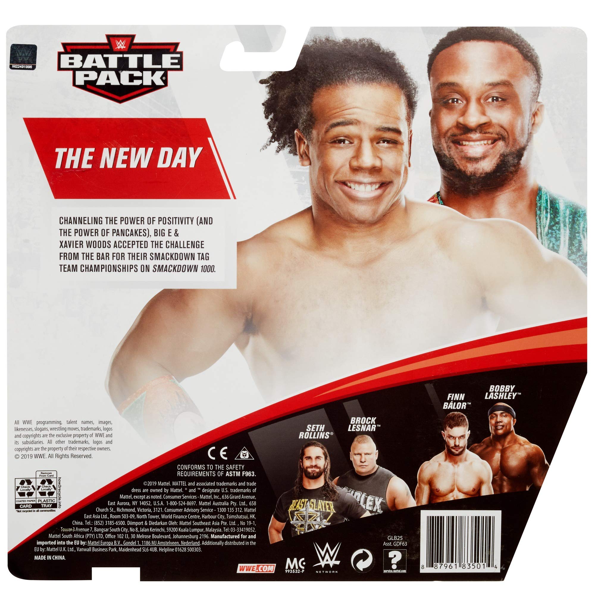 Amazon.com: WWE New Day: Big E vs Xavier Woods Battle Pack Series