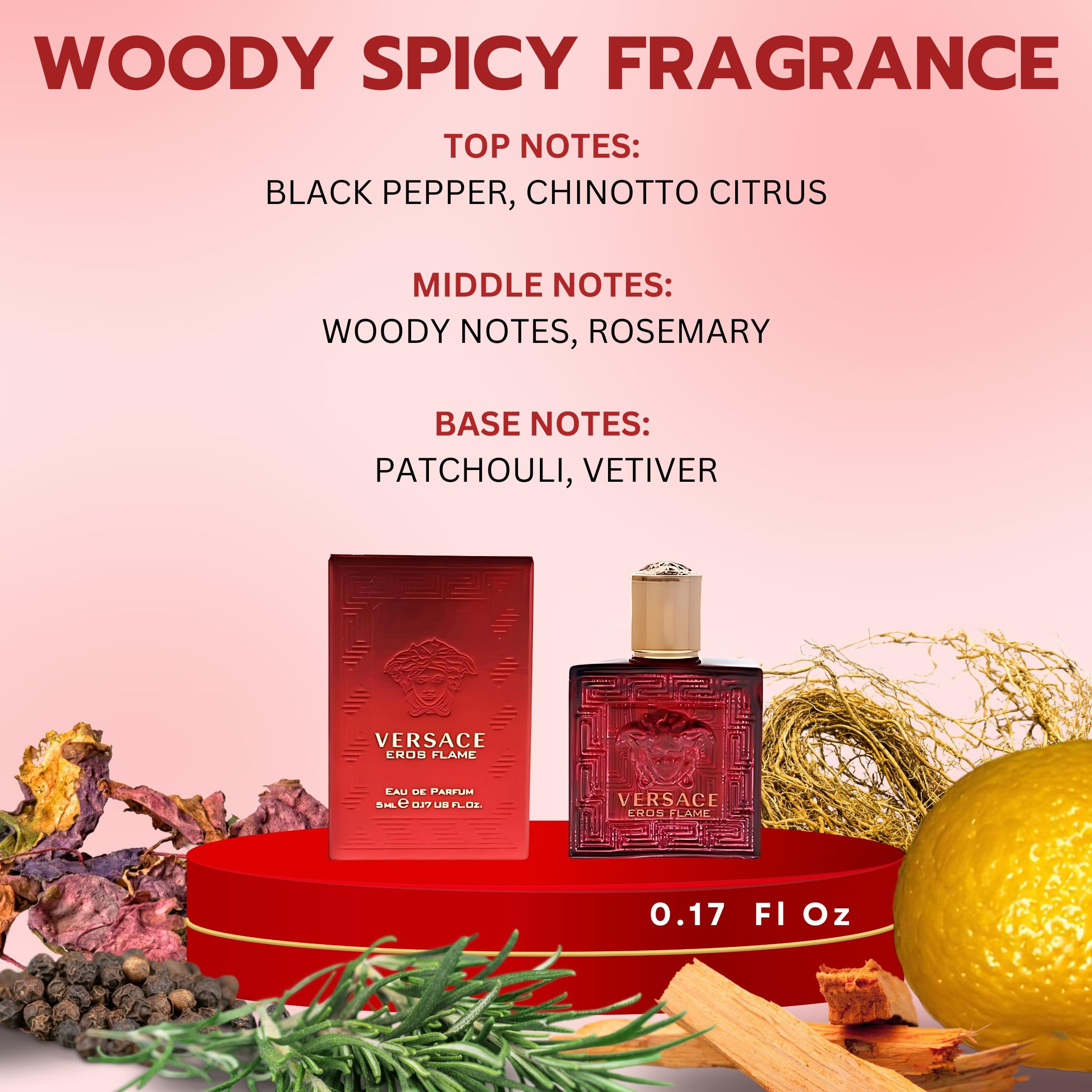 Amazon | ヴェルサーチ エロス フレイム EDP 5ml VERSACE EROS FLAME