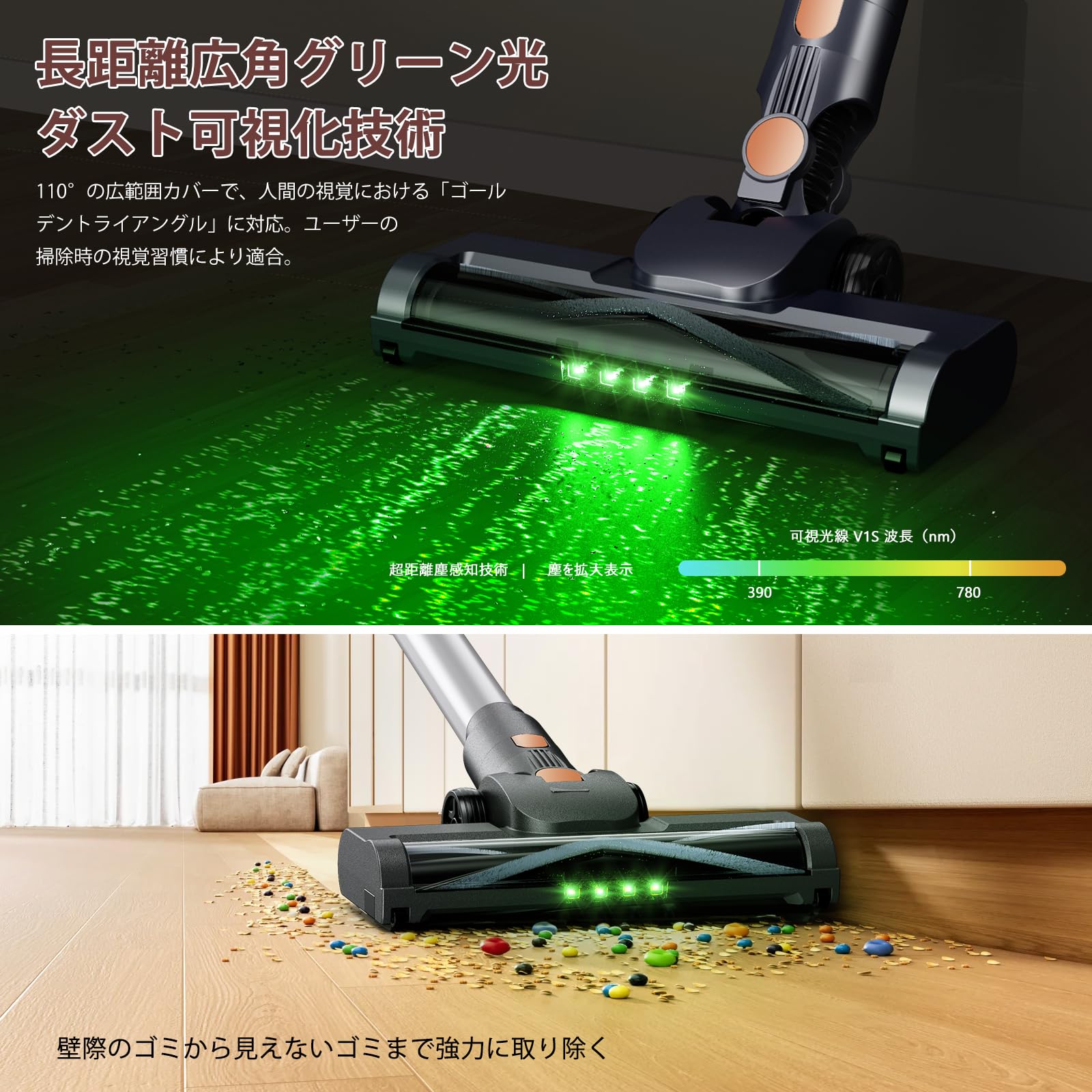 Amazon | 掃除機 コードレス【2026衝撃的デビュー！110Kpa真の超強力
