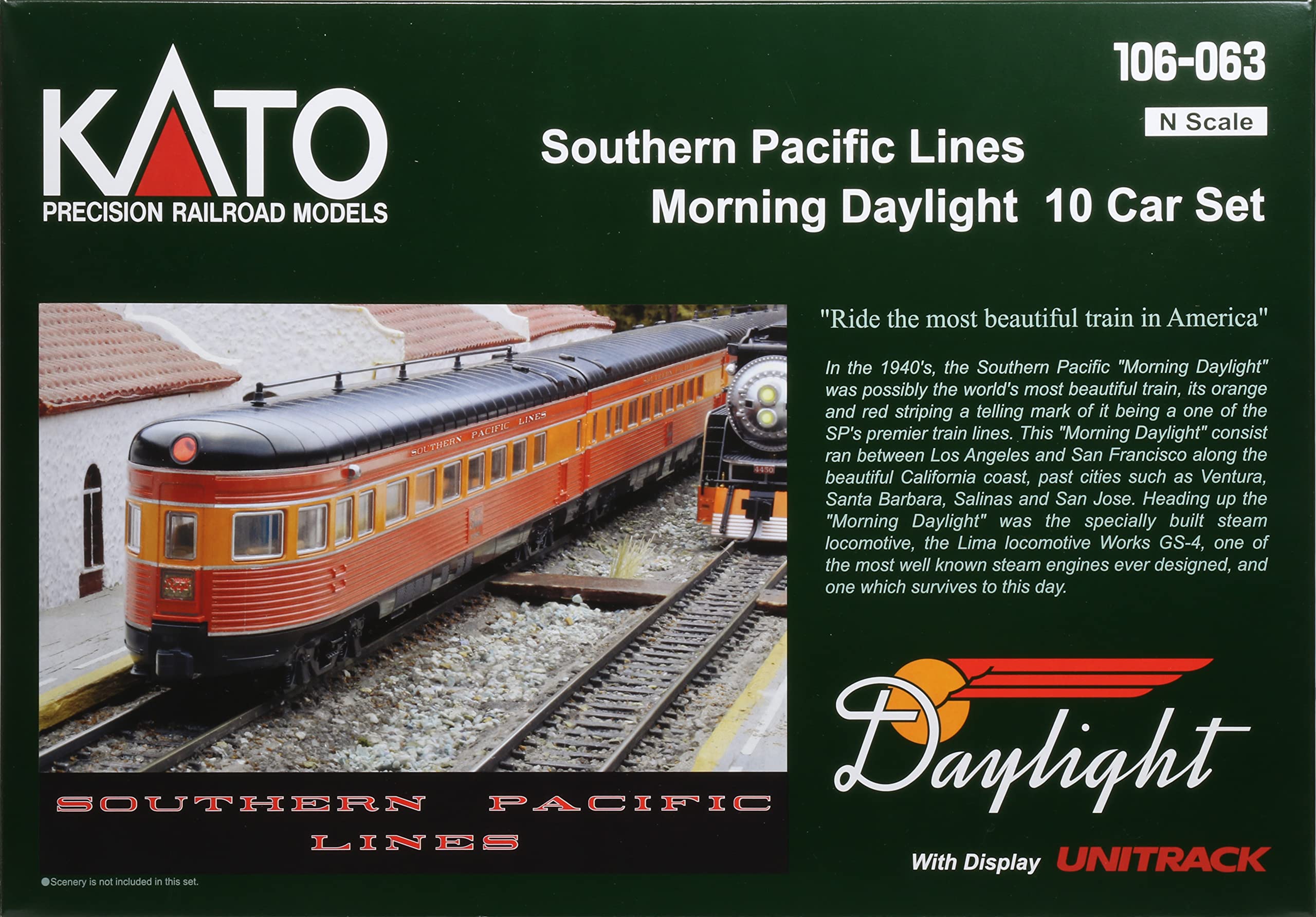 Amazon | KATO Nゲージ サザン・パシフィック鉄道 モーニング・デイ