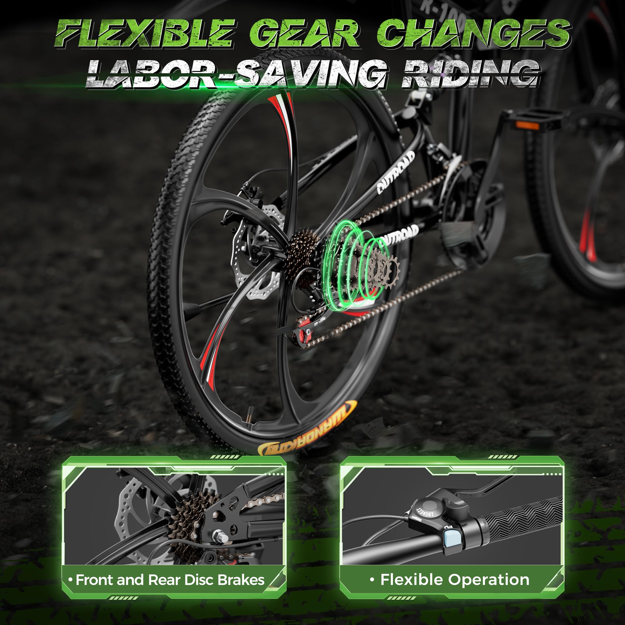 Amazon | MarKnig (マーニグ) 26インチ 大人用 折りたたみ自転車