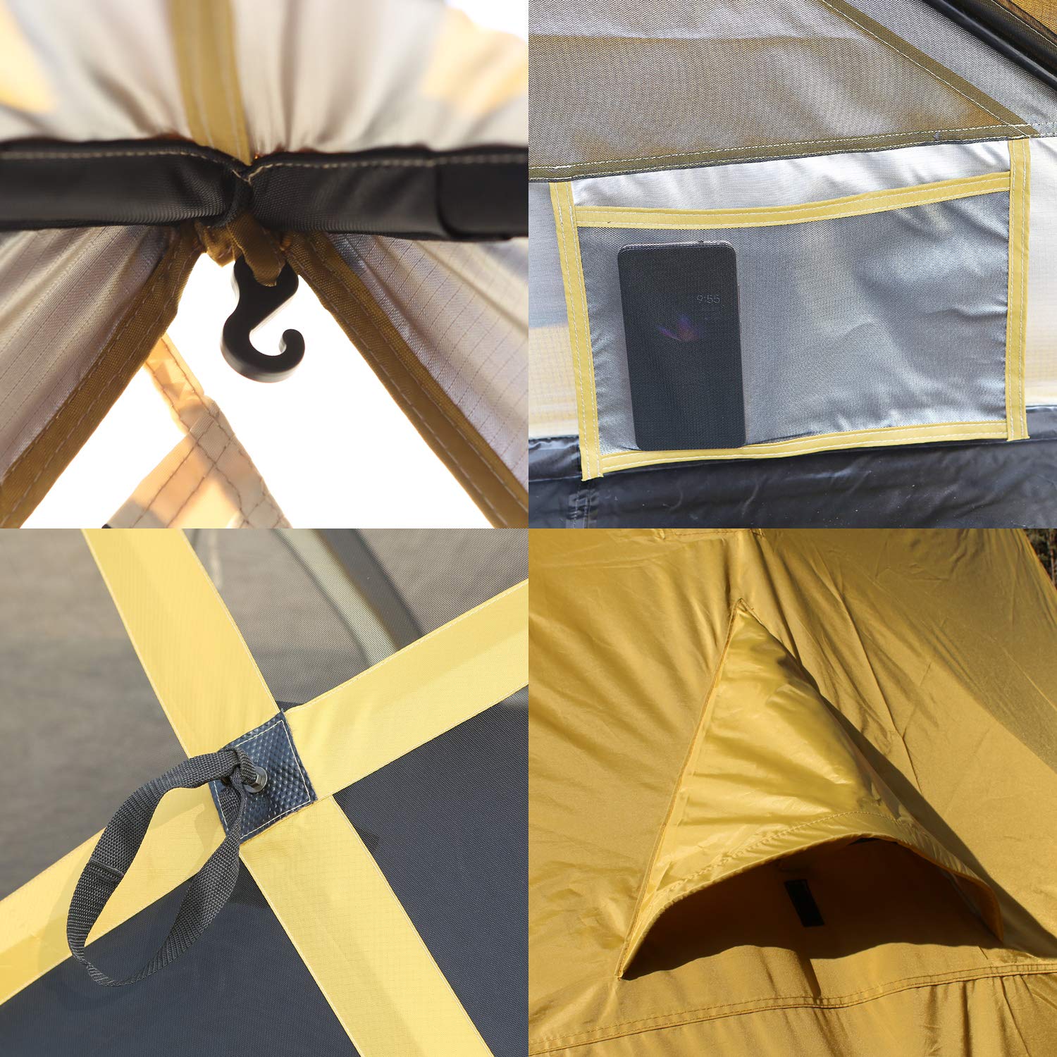 Amazon | icamp(アイキャンプ) ラクバイン rakubain 3人用テント