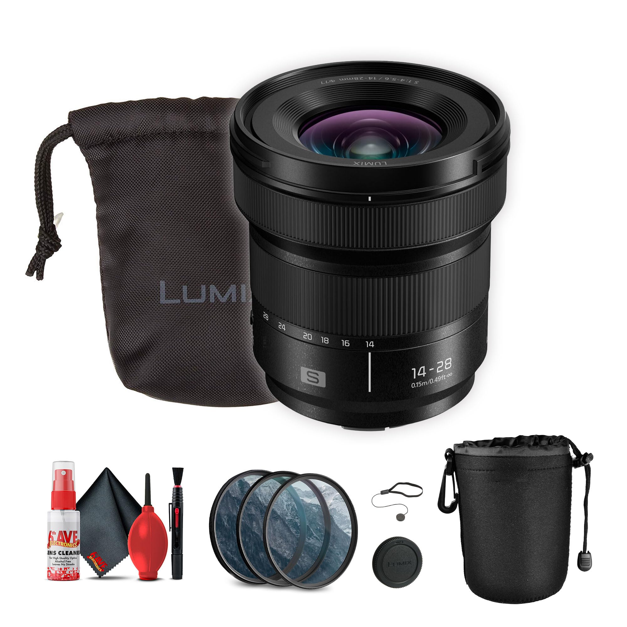 Amazon.com : Panasonic Lumix S 14-28mm f/4.5-5.6 Lens for Leica L