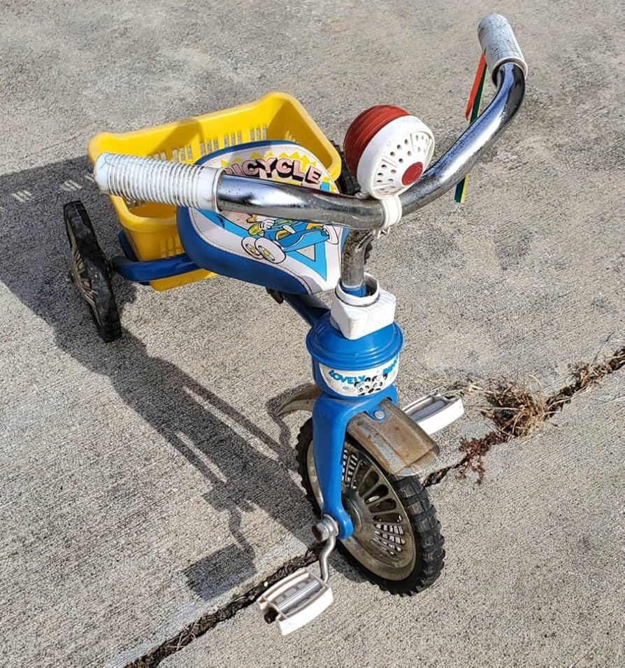 Amazon.co.jp: 希少 三輪車 レトロ 昭和 アンティーク 子供 ビンテージ