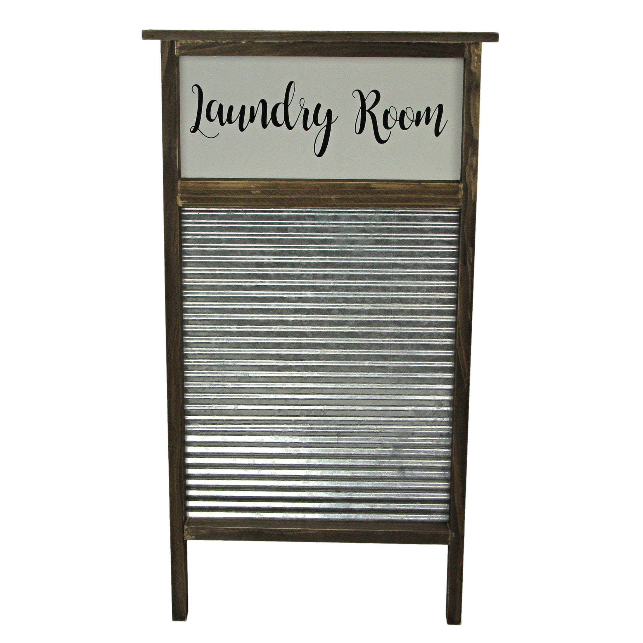 Amazon.com : Vintage-Inspired Wood and Metal Washboard Wall Décor